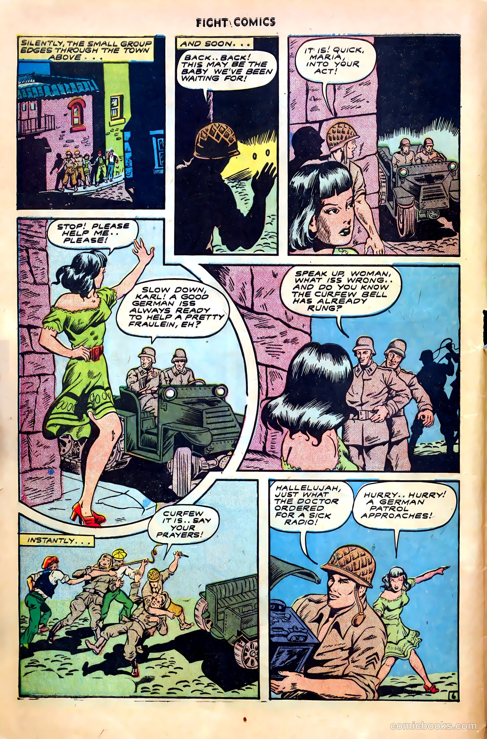 Fight Comics #35 — page 8 of 52