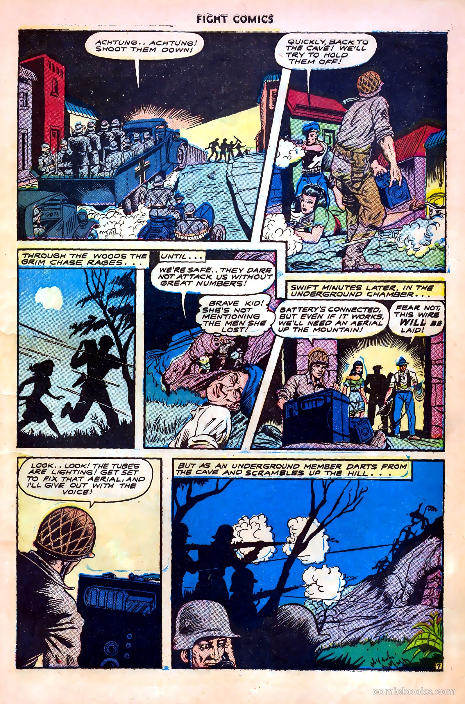 Fight Comics #35 — page 9 of 52