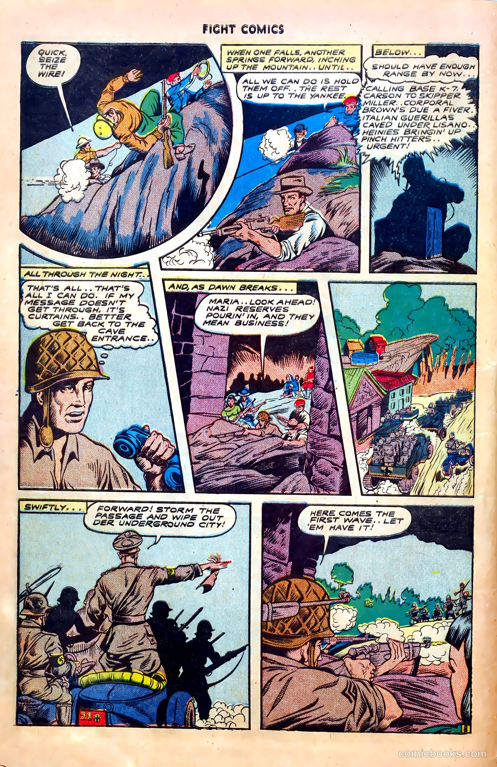 Fight Comics #35 — page 10 of 52