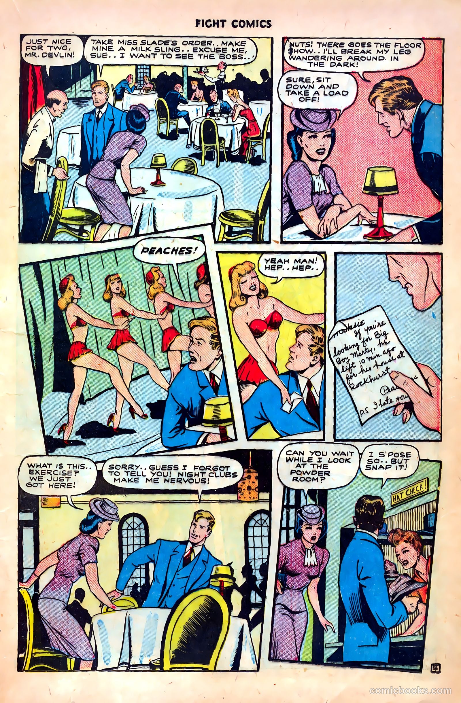 Fight Comics #35 — page 23 of 52