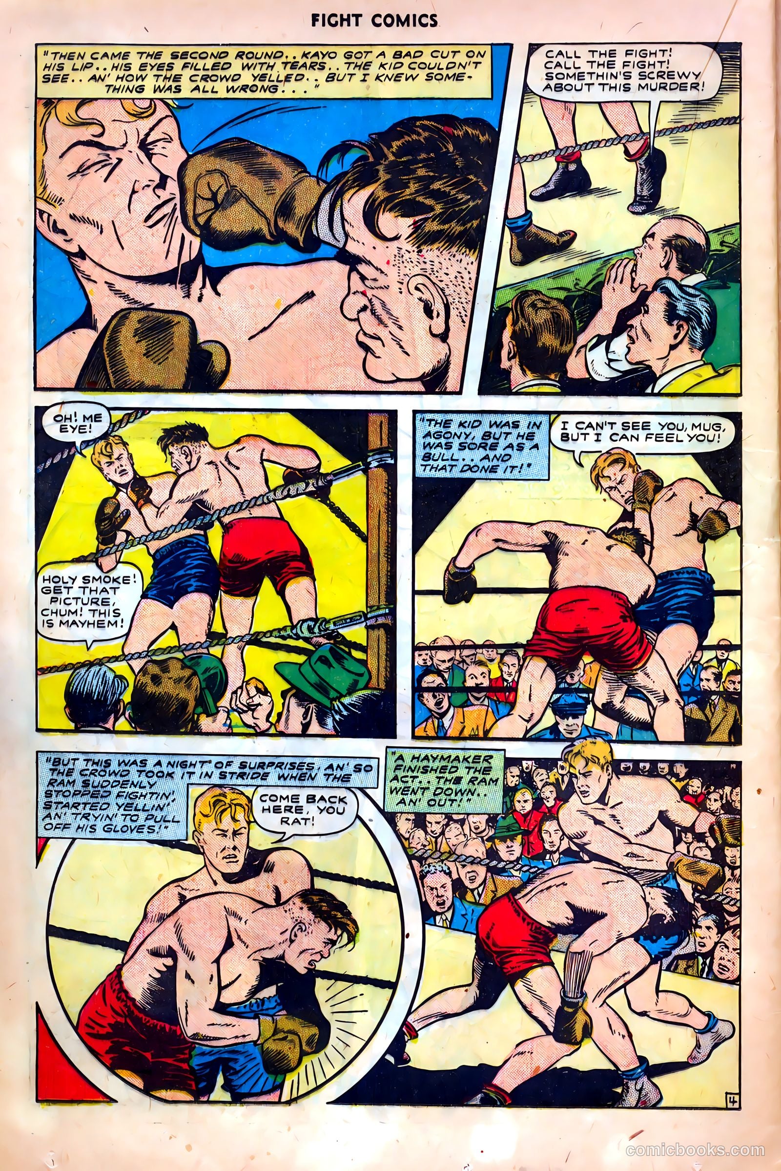 Fight Comics #35 — page 30 of 52