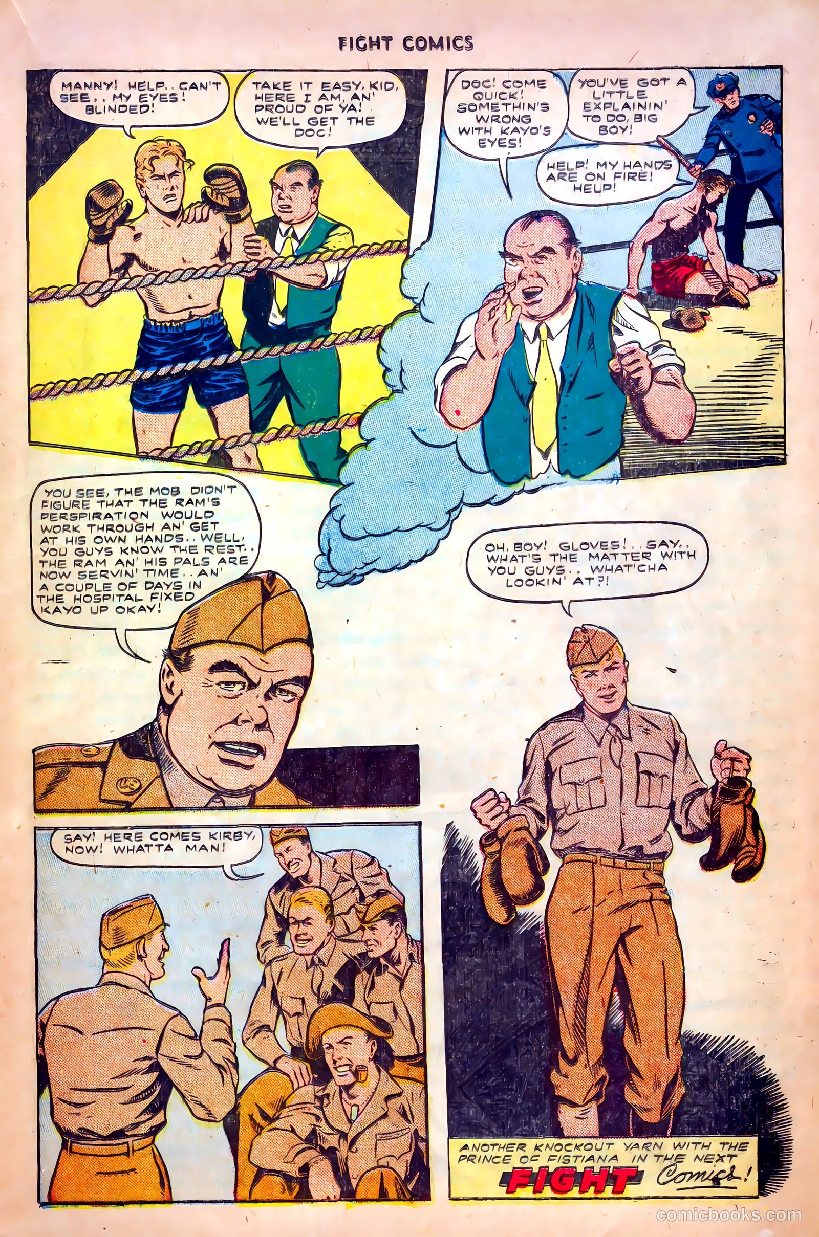 Fight Comics #35 — page 31 of 52