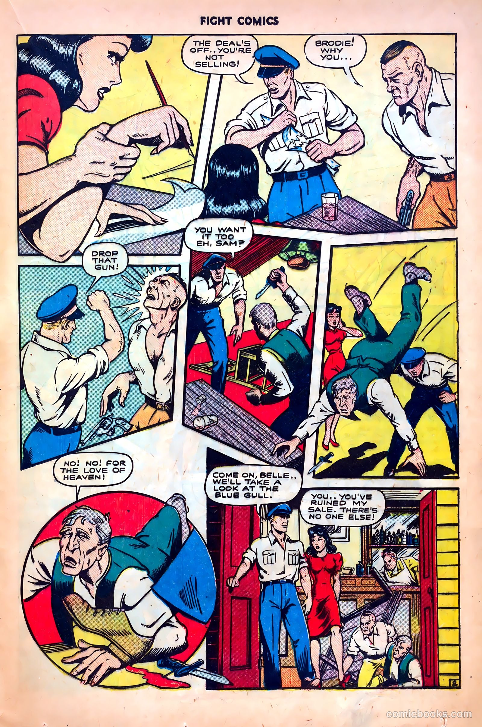 Fight Comics #35 — page 35 of 52