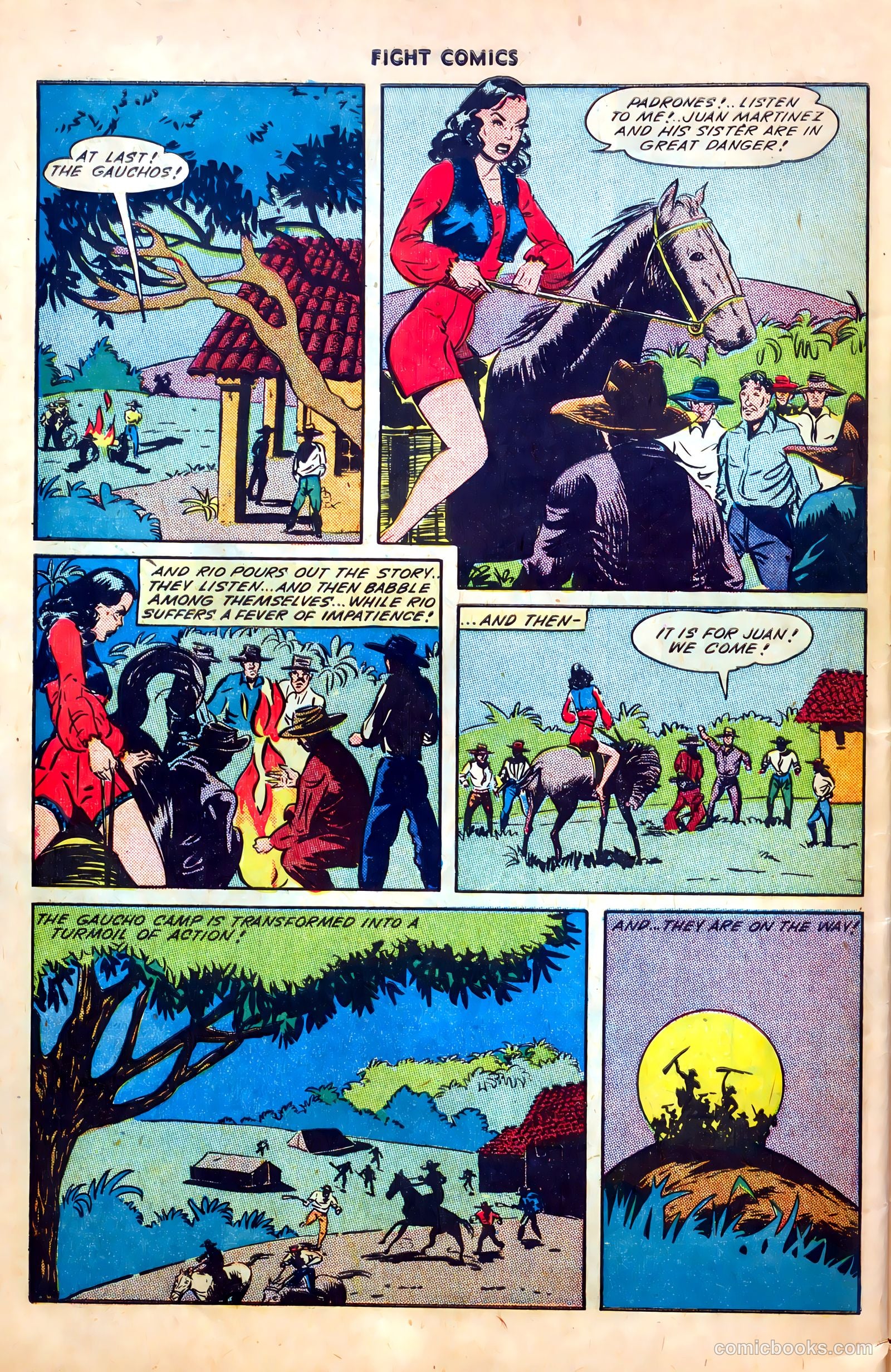 Fight Comics #35 — page 48 of 52