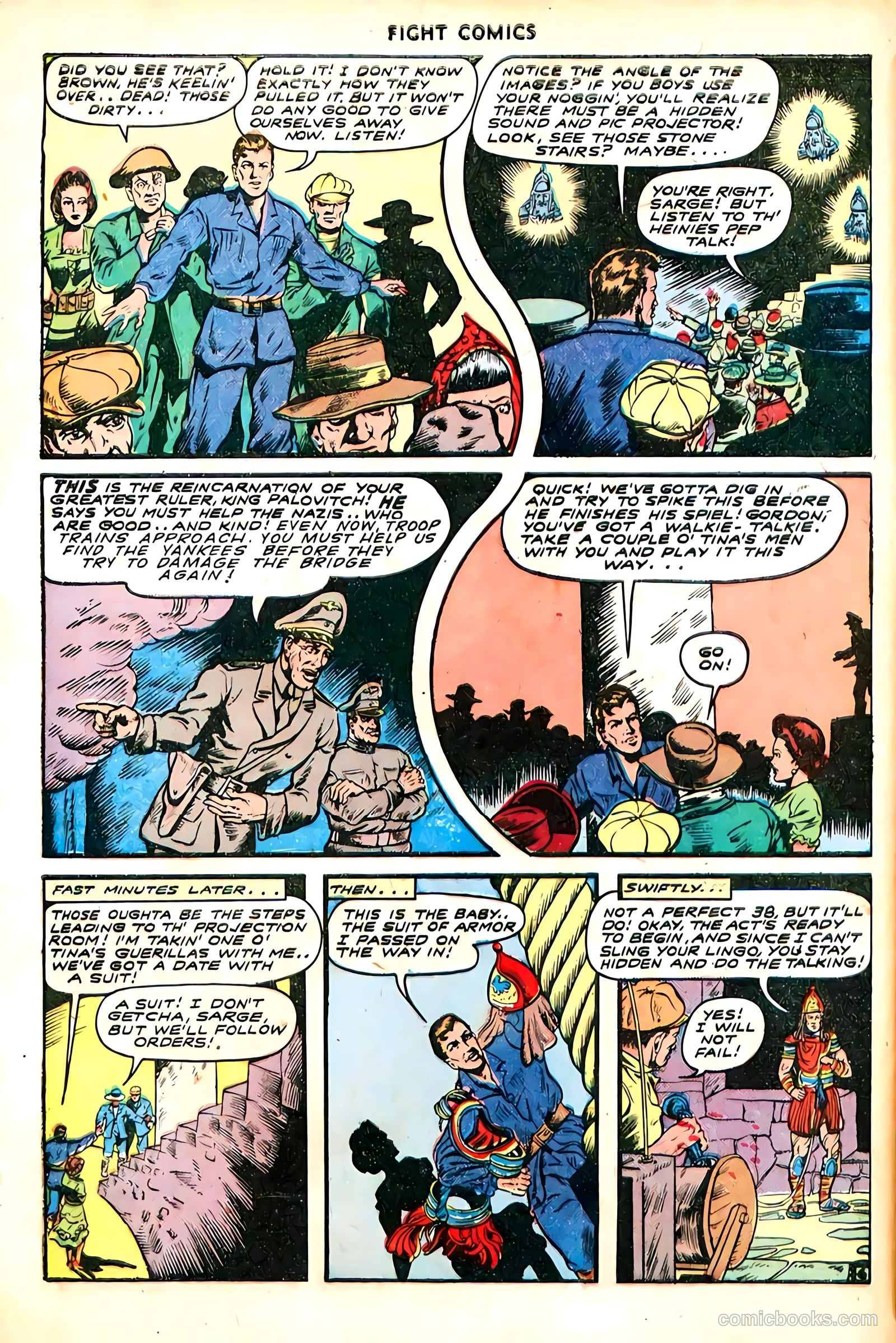 Fight Comics #36 — page 8 of 52
