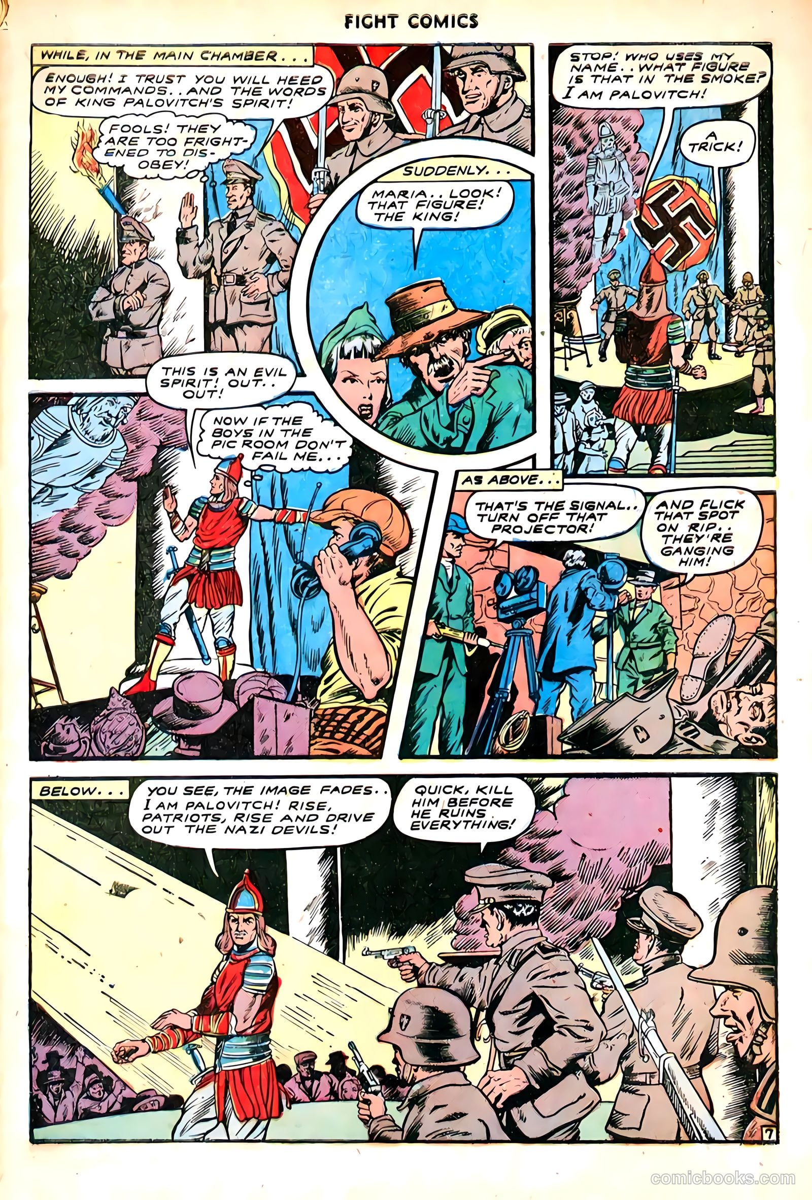 Fight Comics #36 — page 9 of 52