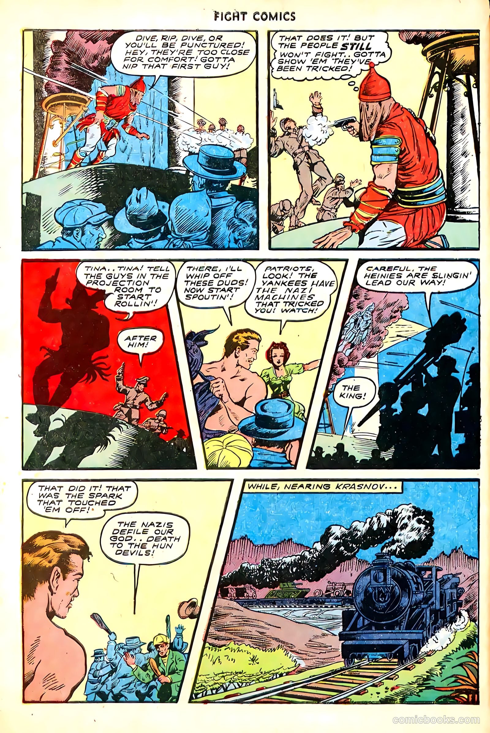 Fight Comics #36 — page 10 of 52