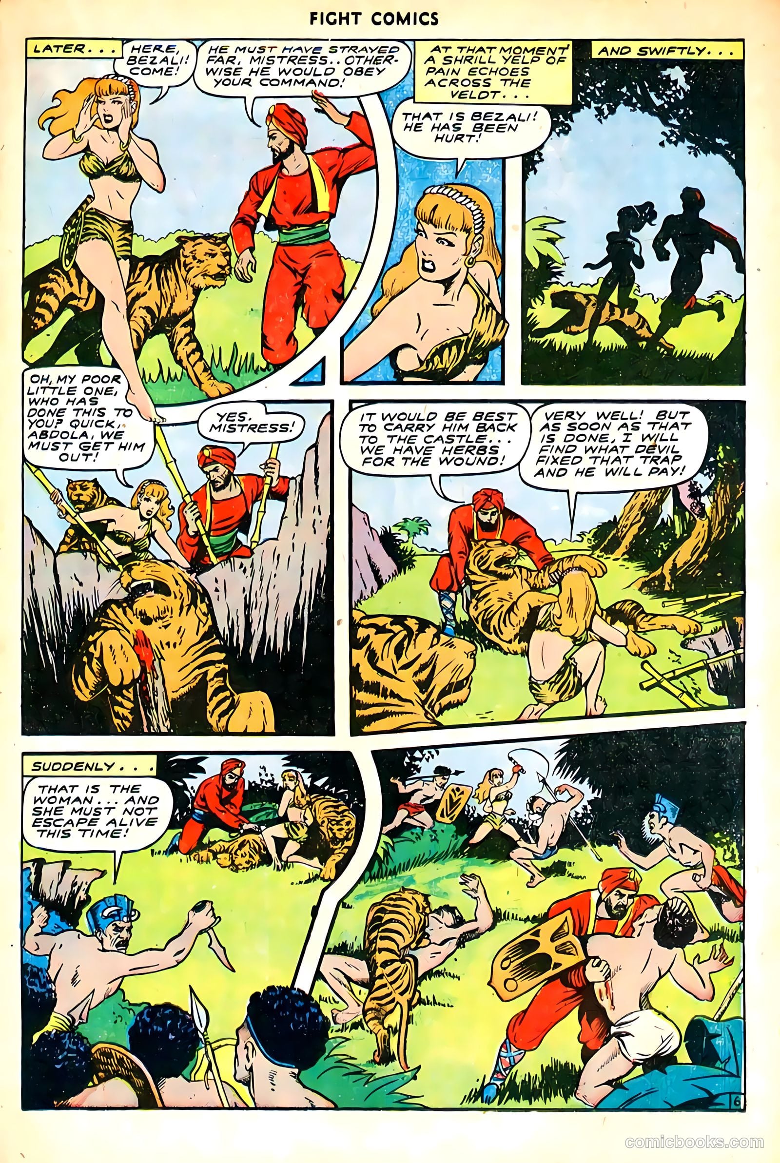 Fight Comics #36 — page 17 of 52