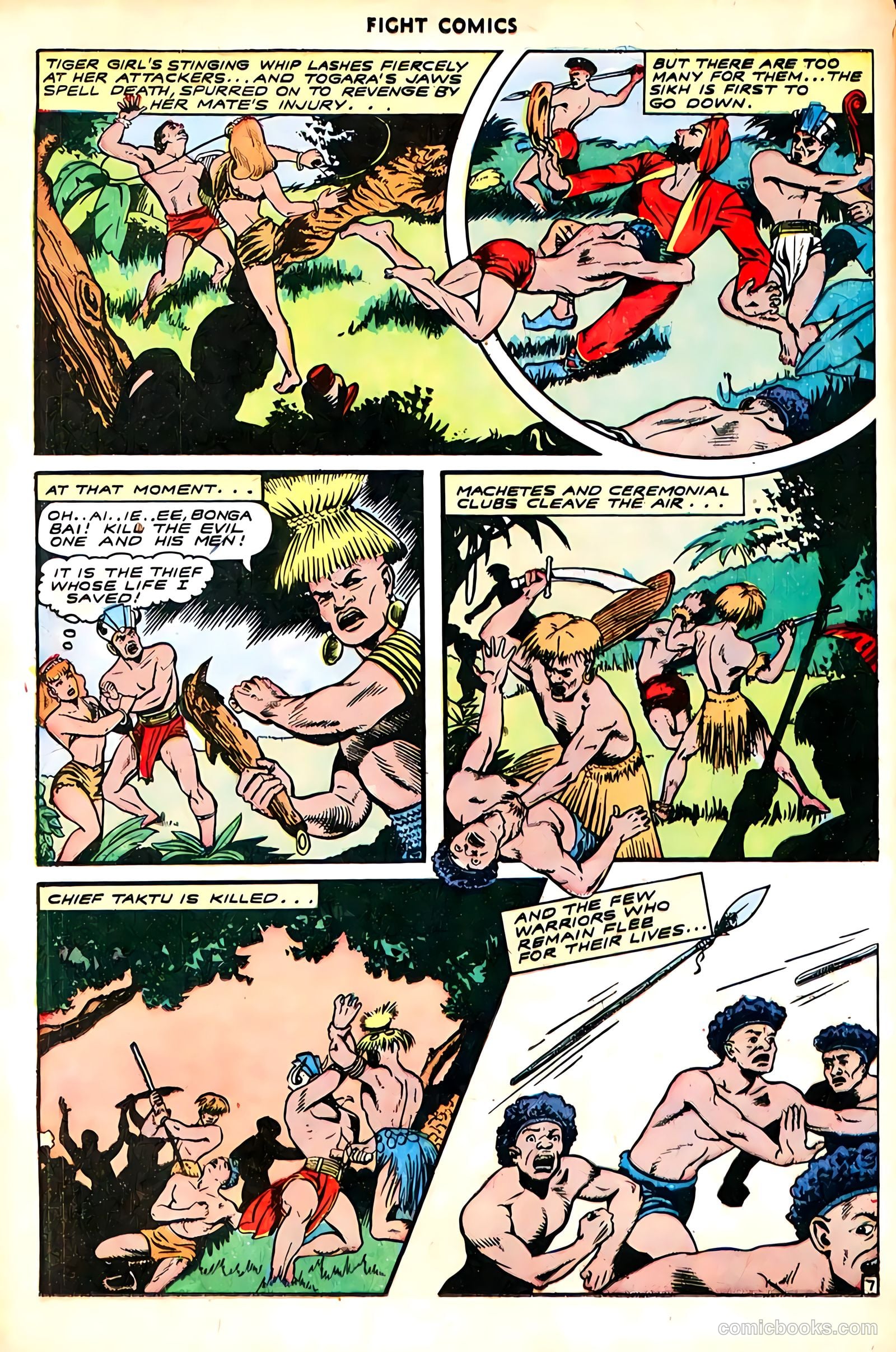 Fight Comics #36 — page 18 of 52