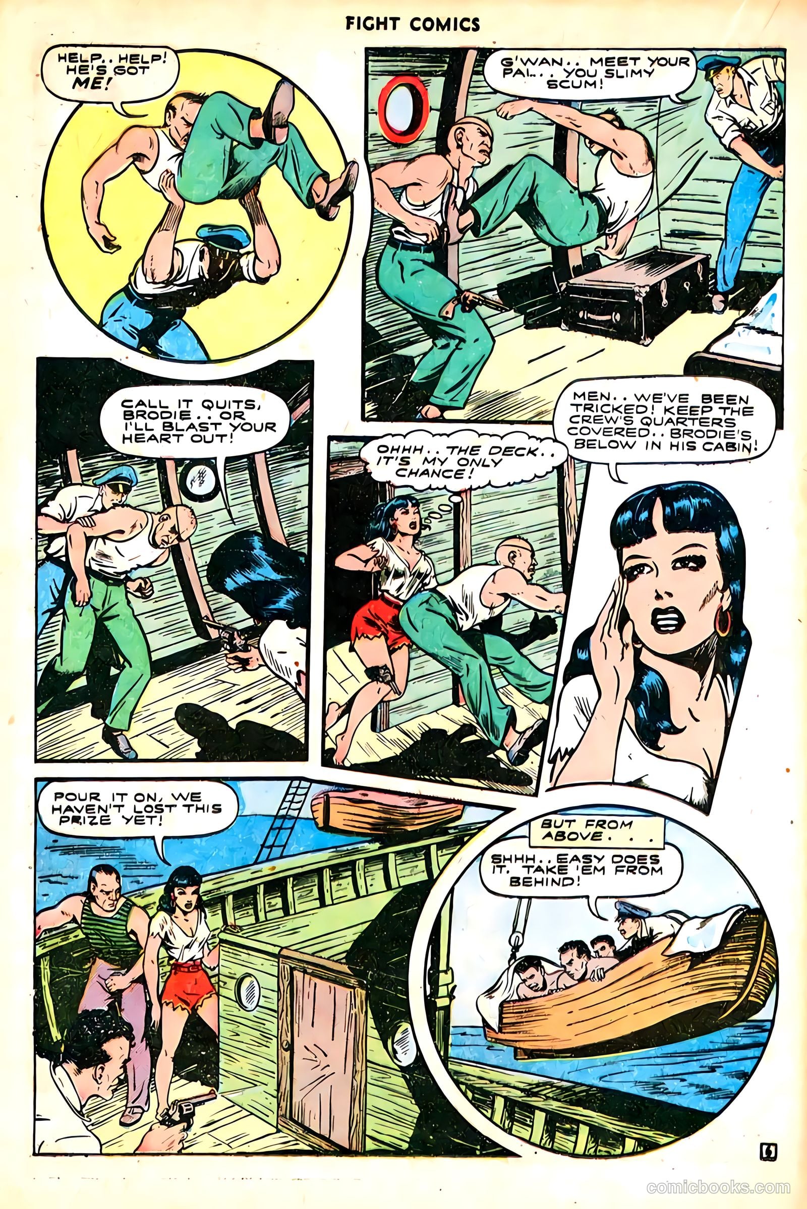 Fight Comics #36 — page 32 of 52