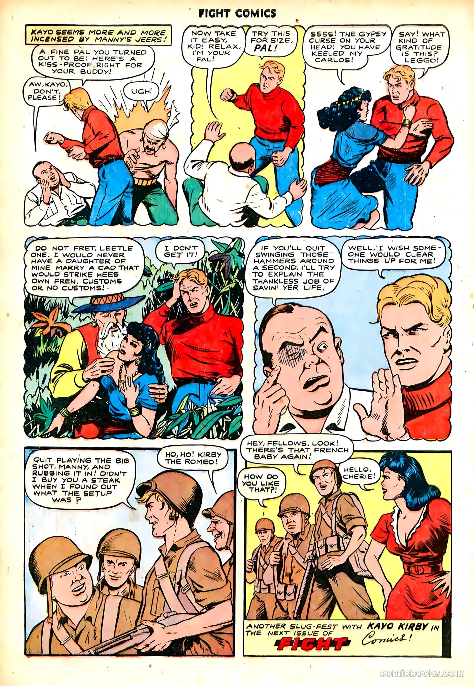 Fight Comics #36 — page 40 of 52