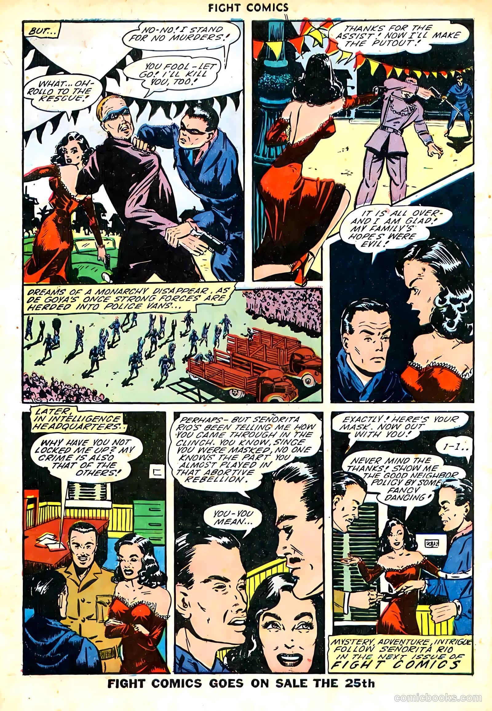 Fight Comics #36 — page 50 of 52