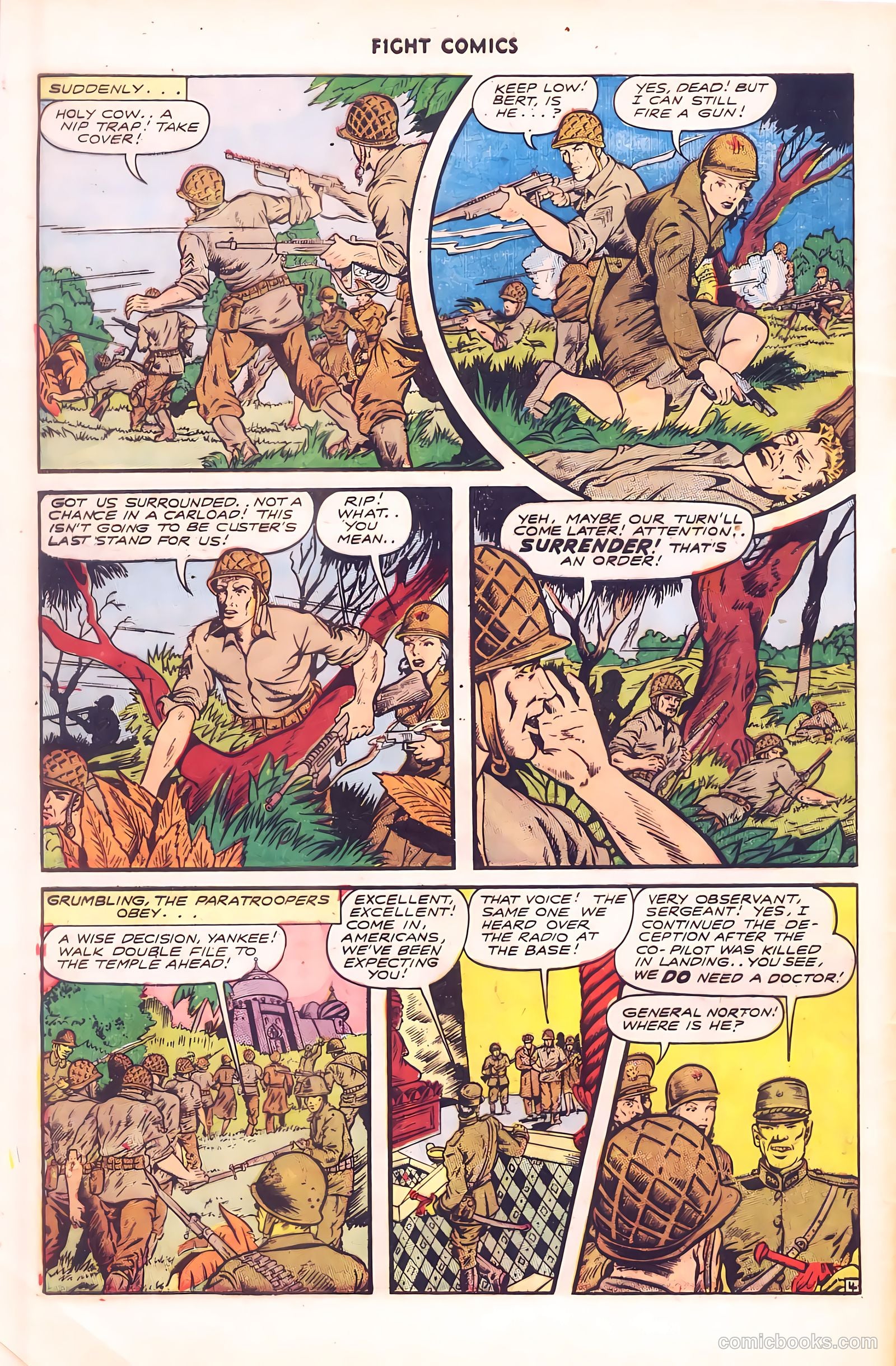 Fight Comics #37 — page 6 of 52