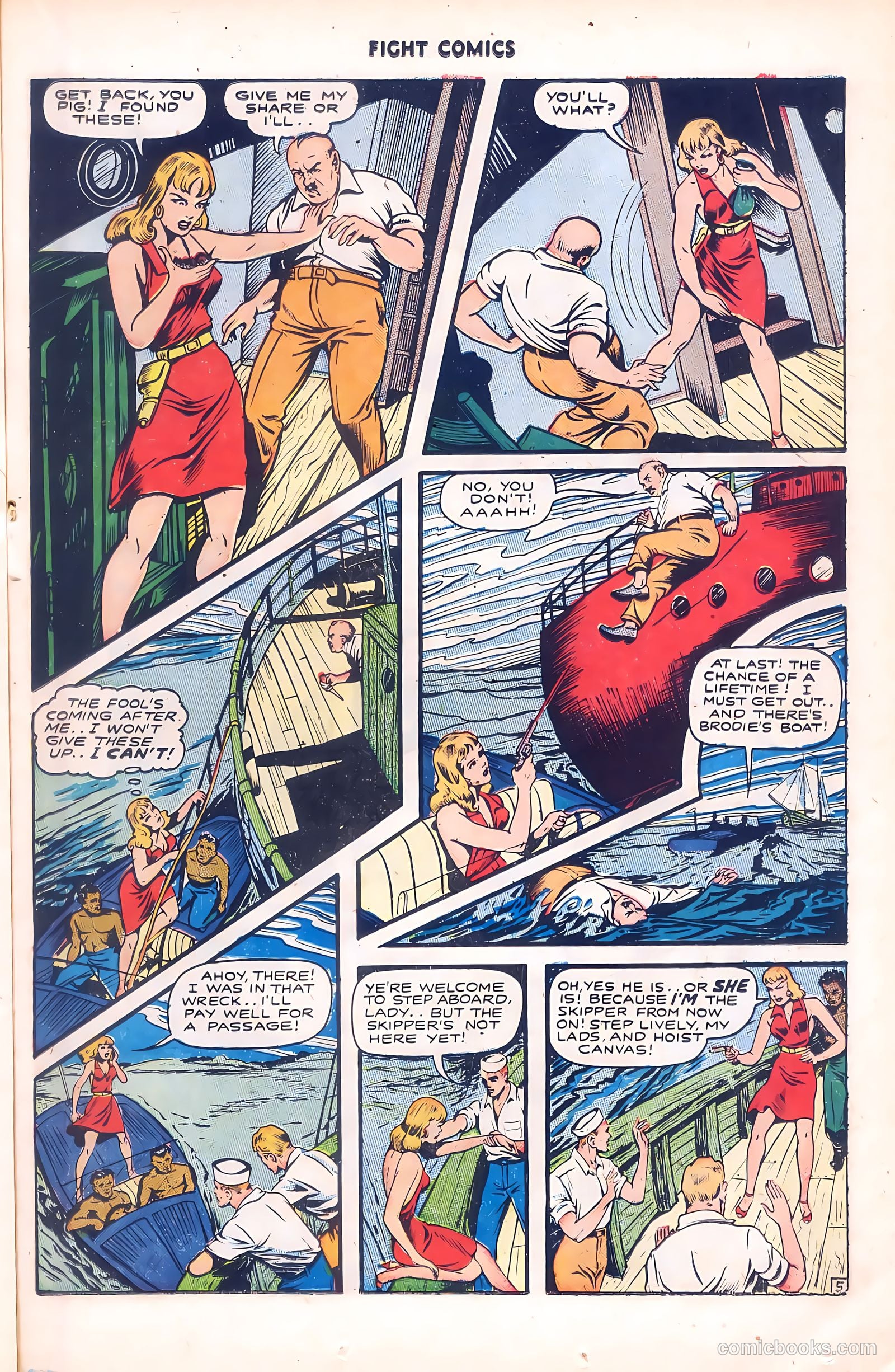 Fight Comics #37 — page 31 of 52