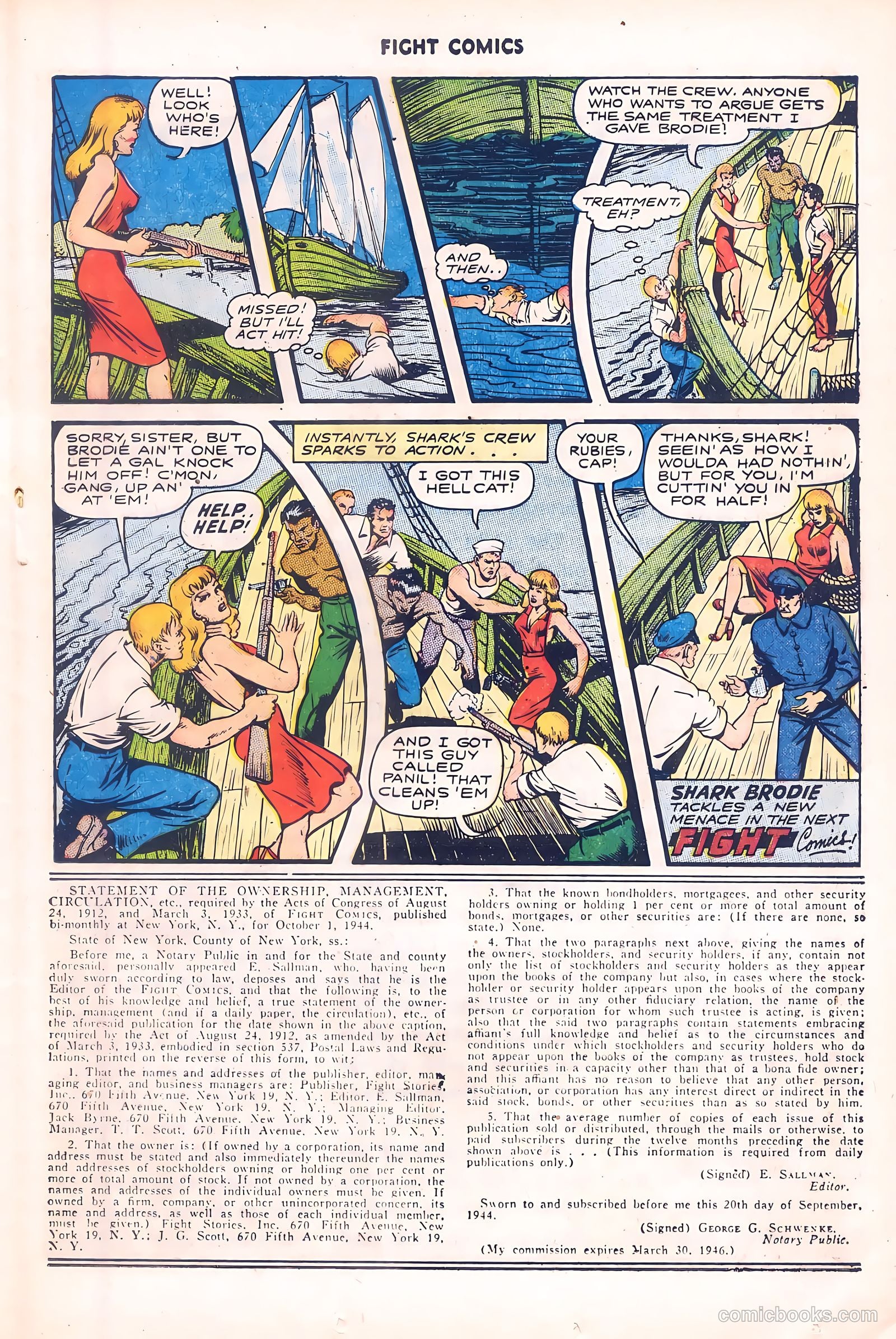 Fight Comics #37 — page 33 of 52