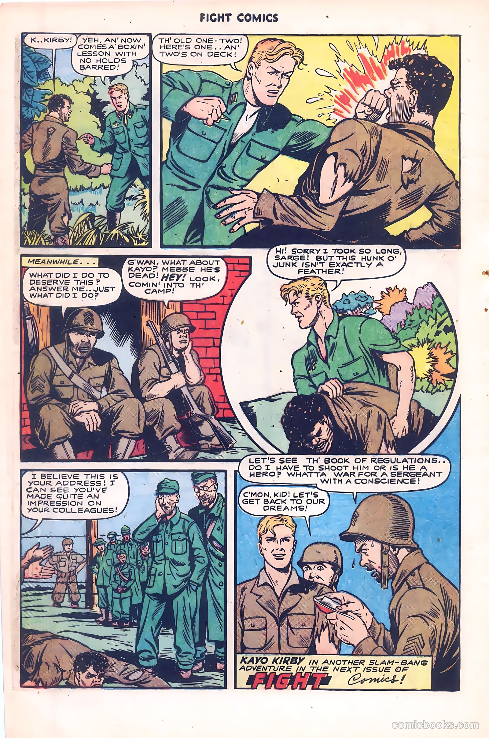 Fight Comics #37 — page 40 of 52
