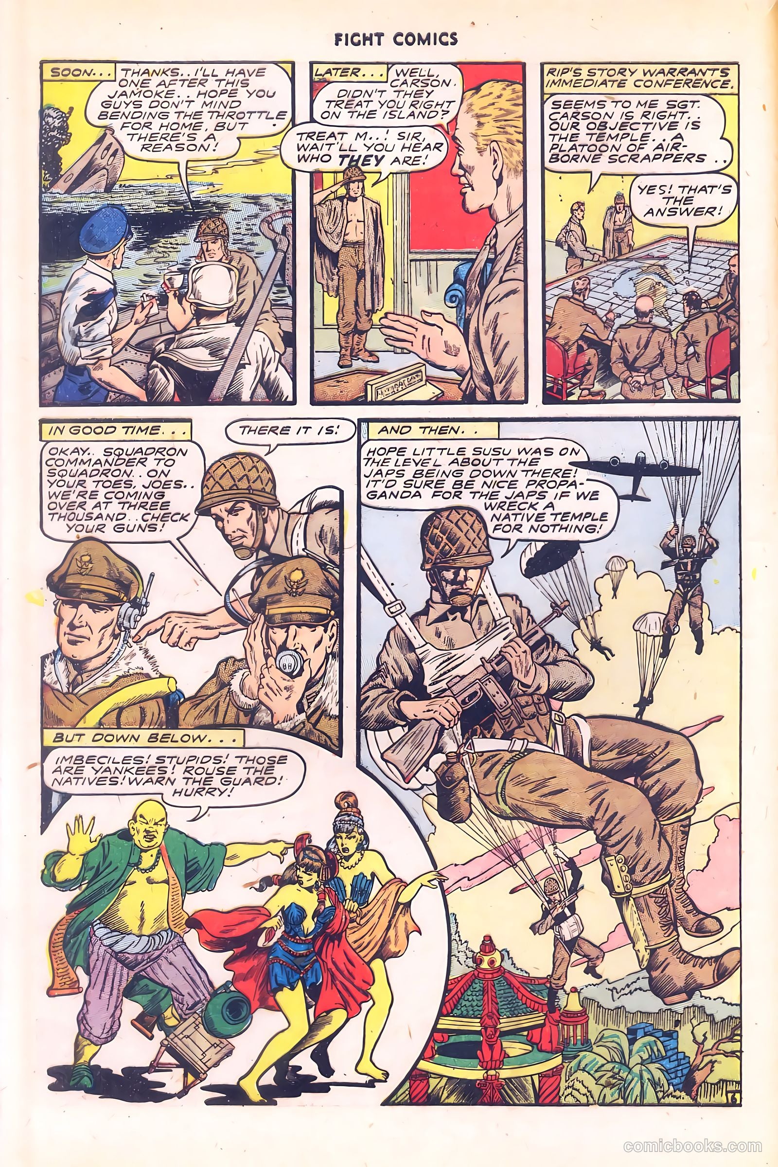 Fight Comics #38 — page 8 of 52