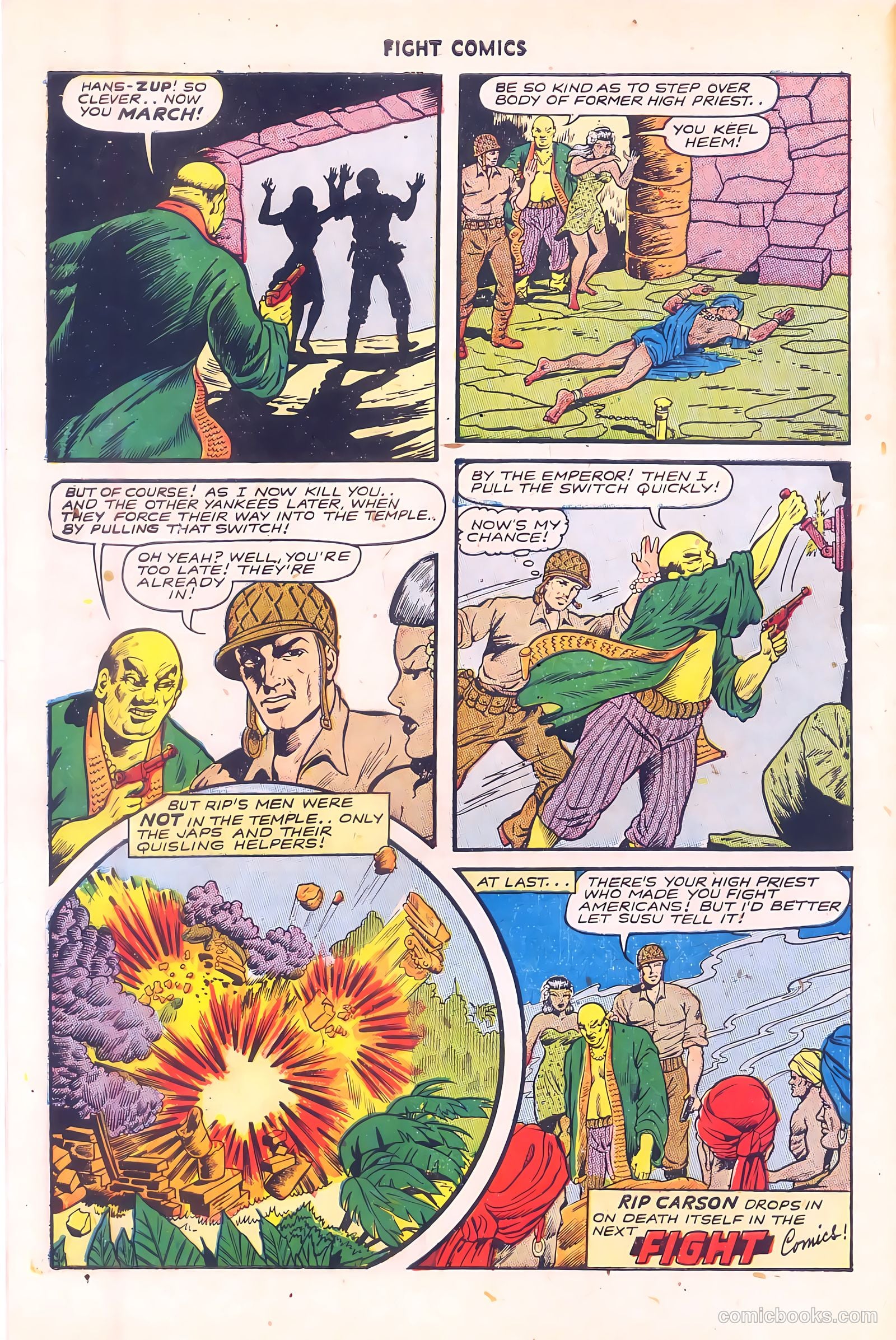 Fight Comics #38 — page 10 of 52