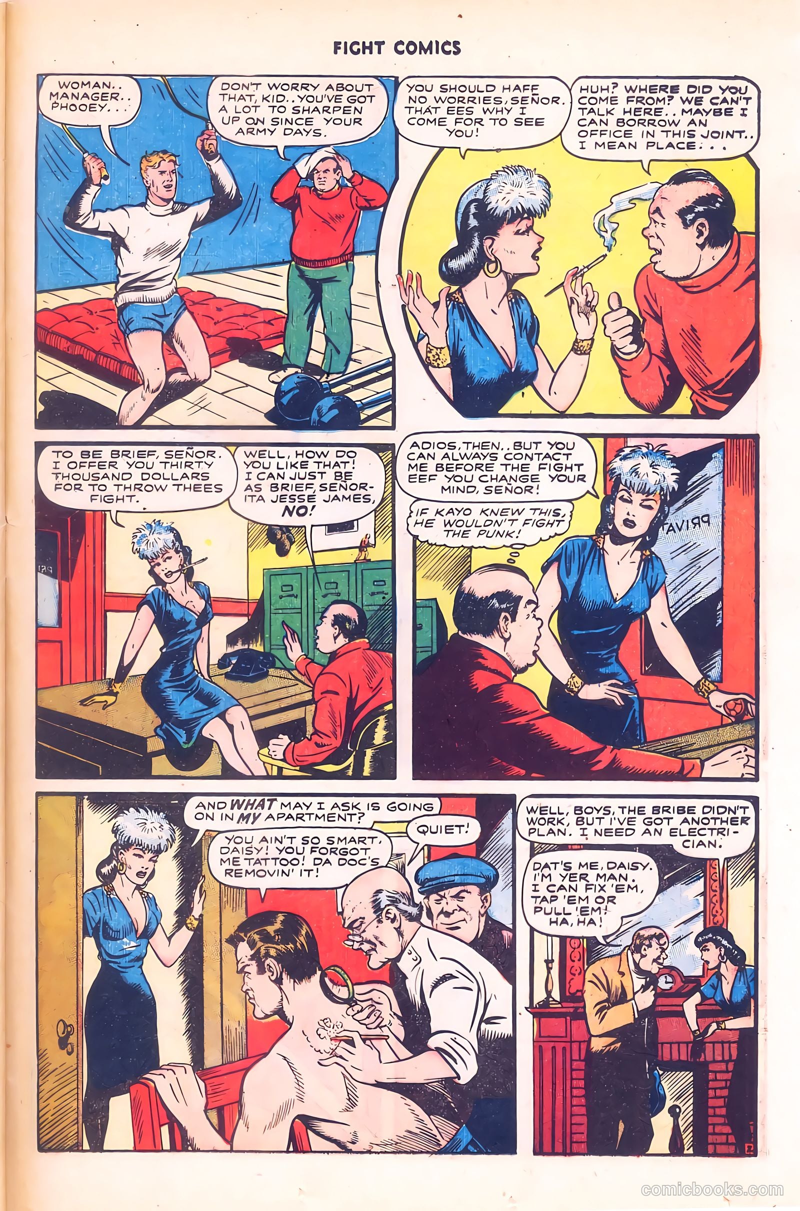Fight Comics #38 — page 37 of 52