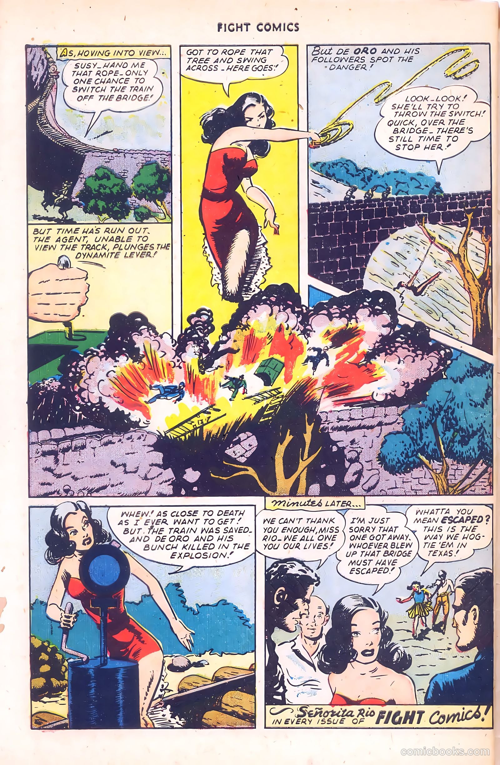 Fight Comics #38 — page 50 of 52