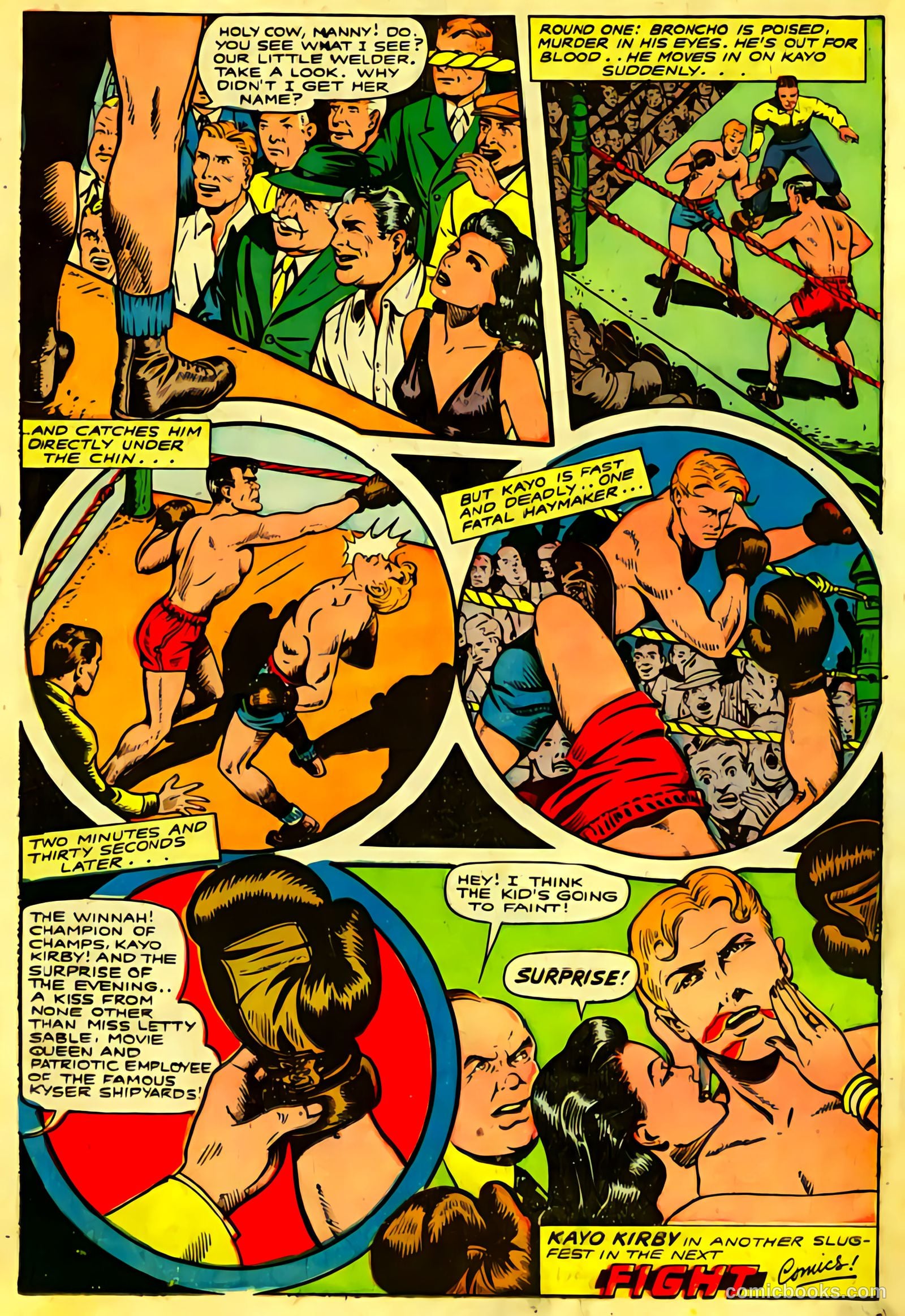 Fight Comics #39 — page 32 of 53