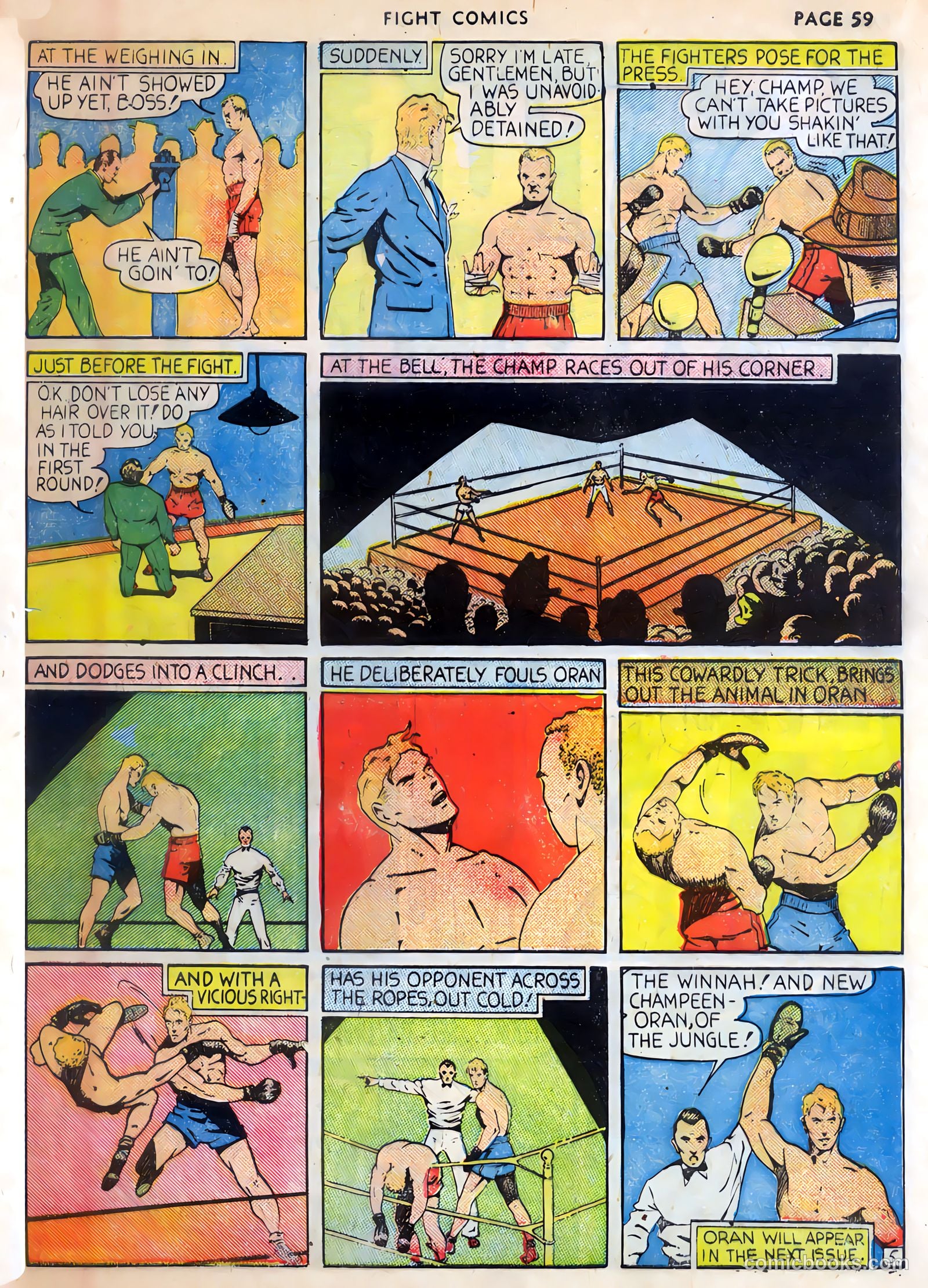 Fight Comics #4 — page 61 of 68