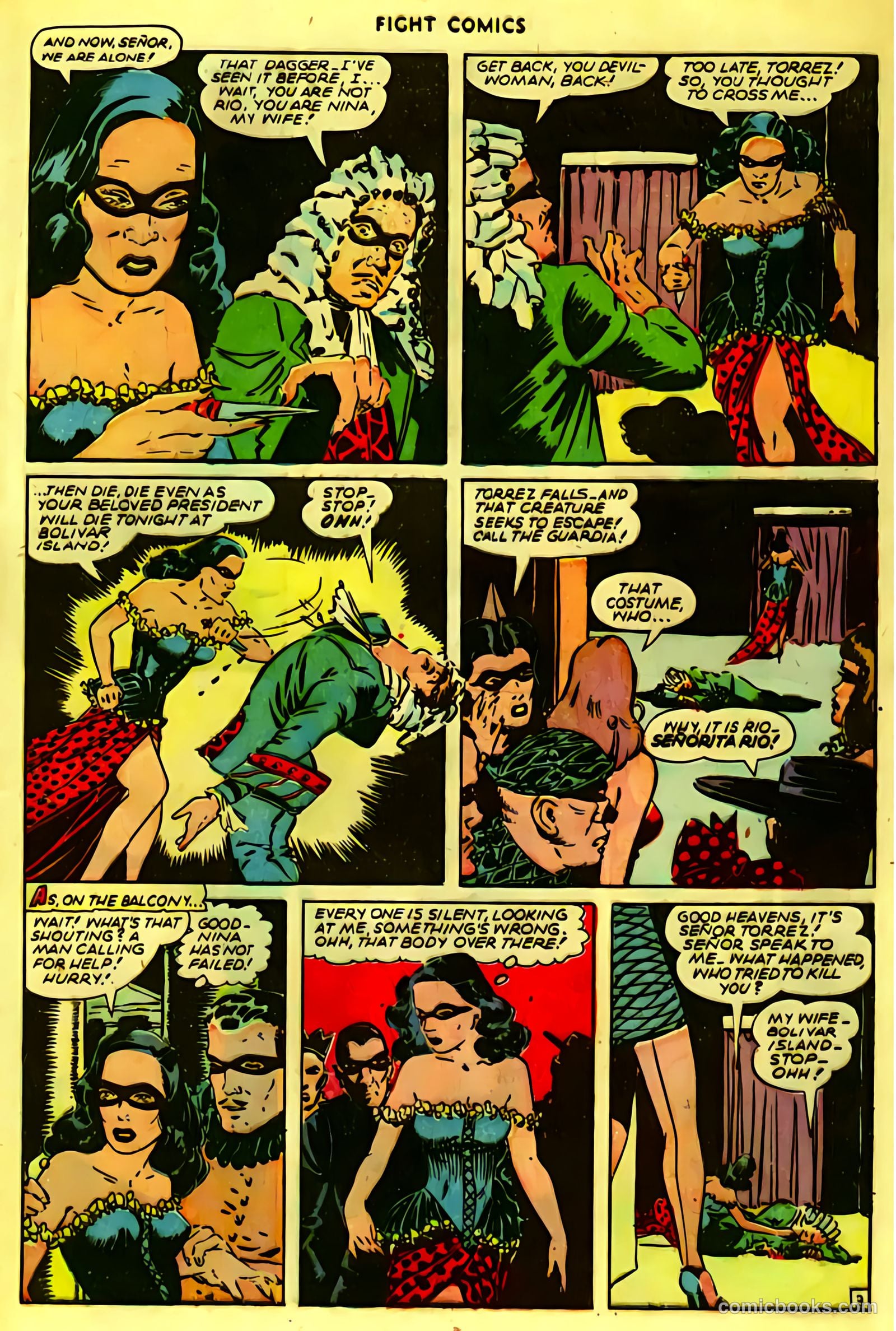 Fight Comics #40 — page 30 of 37