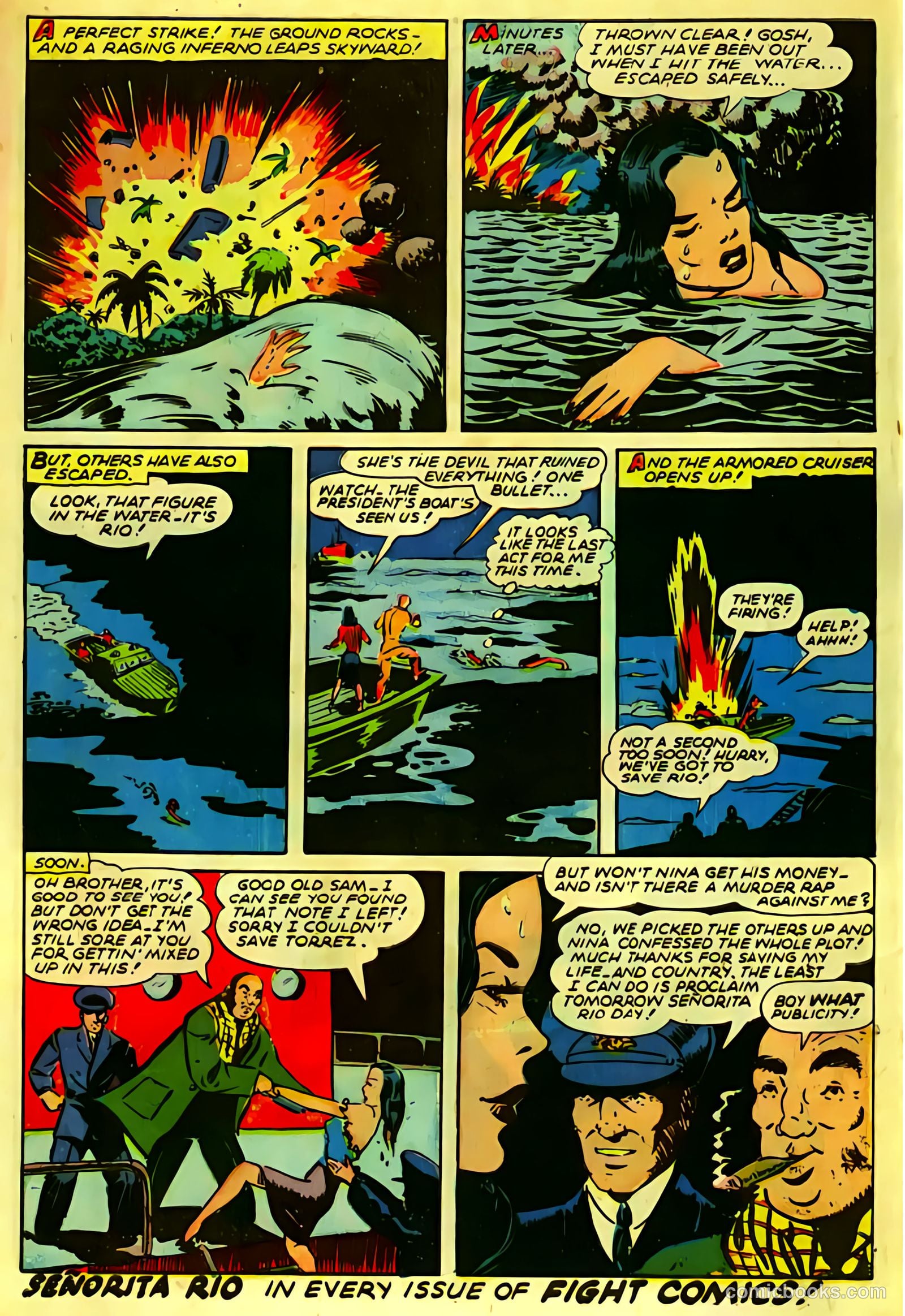 Fight Comics #40 — page 35 of 37