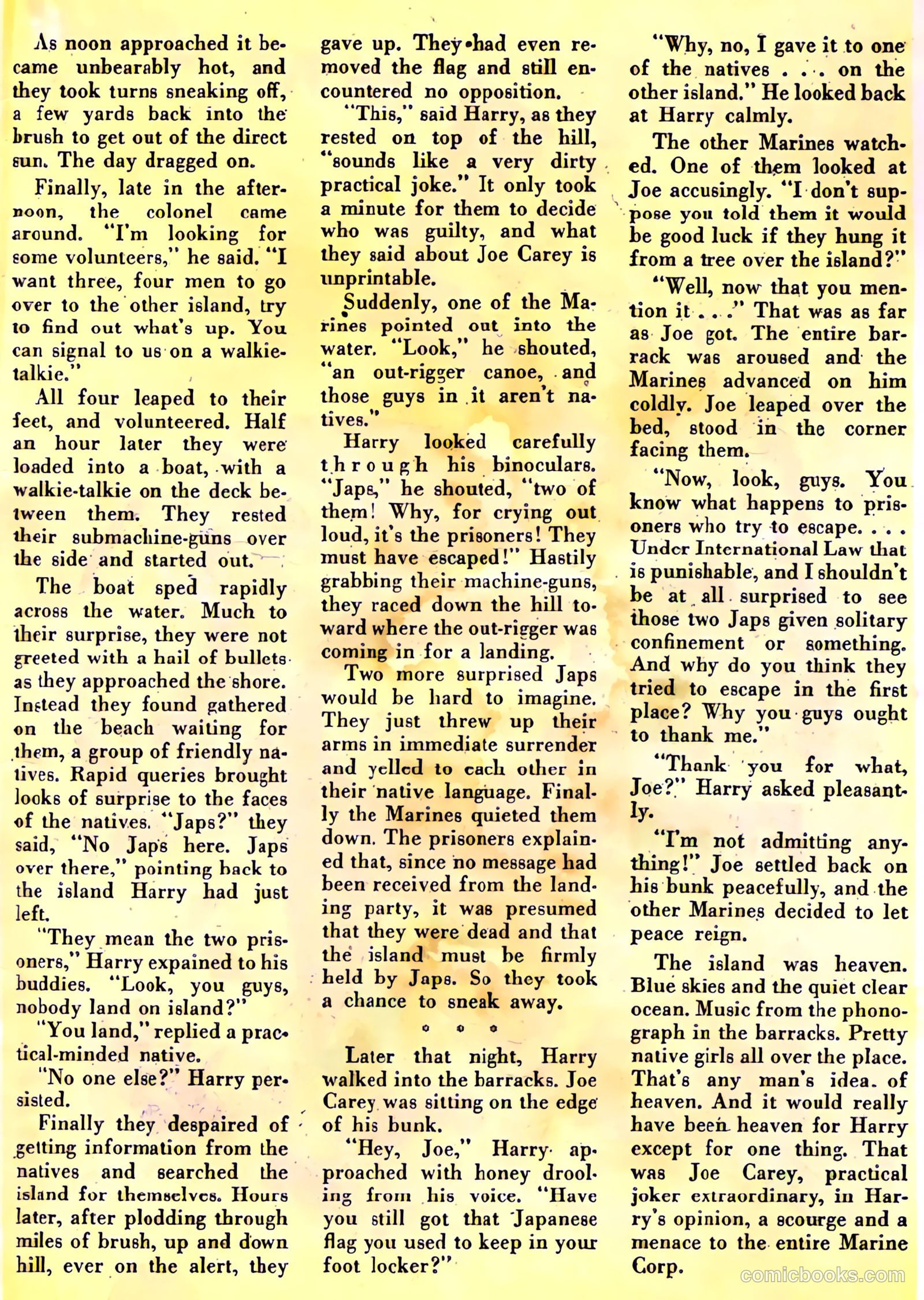 Fight Comics #40 — page 36 of 37
