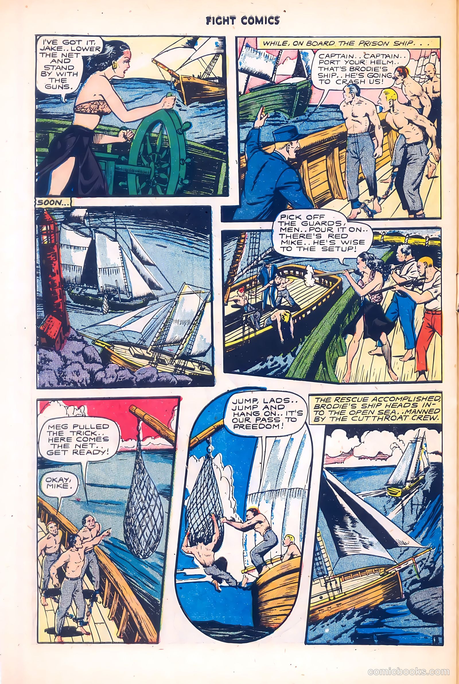 Fight Comics #41 — page 30 of 36