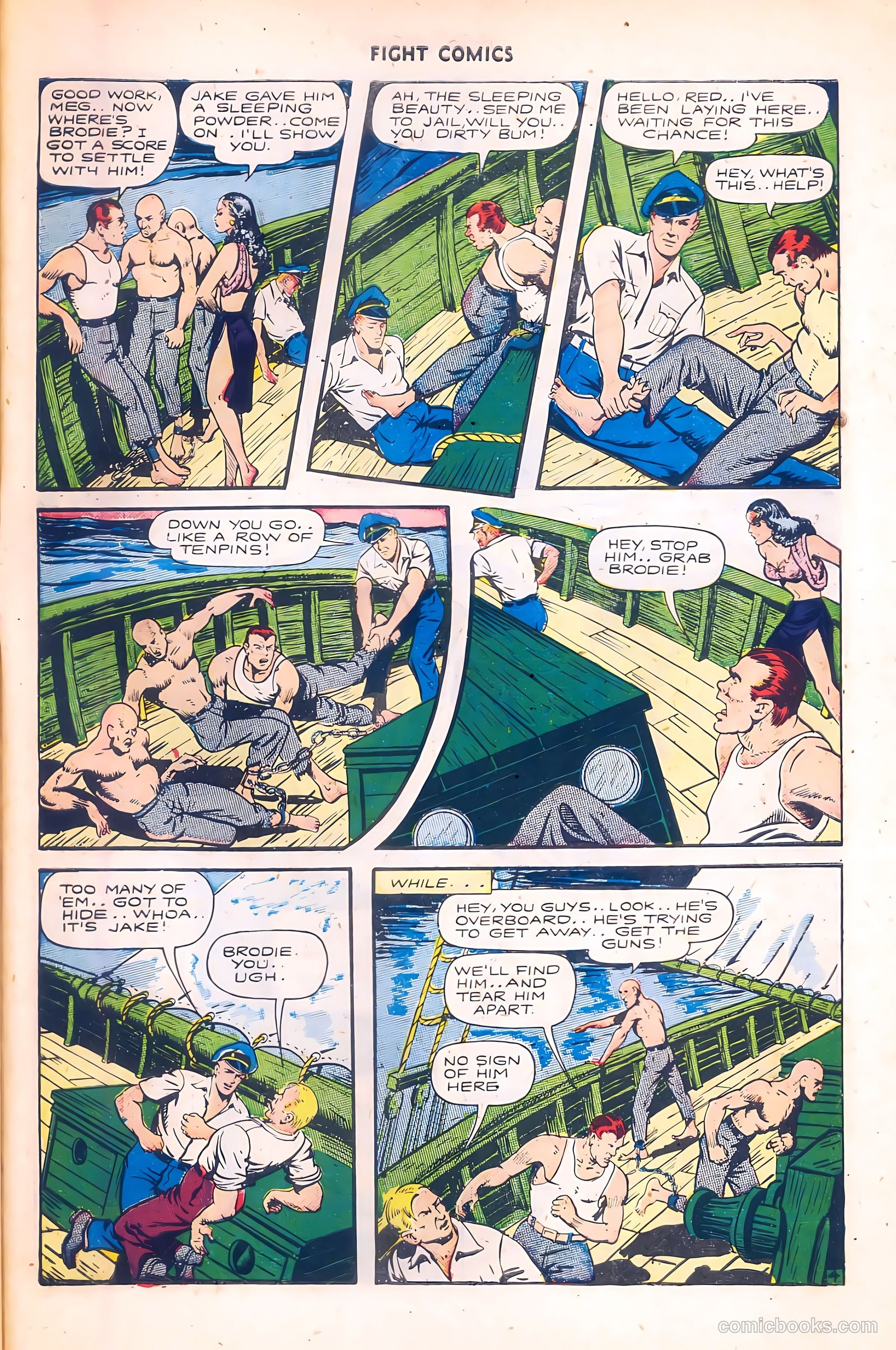 Fight Comics #41 — page 31 of 36