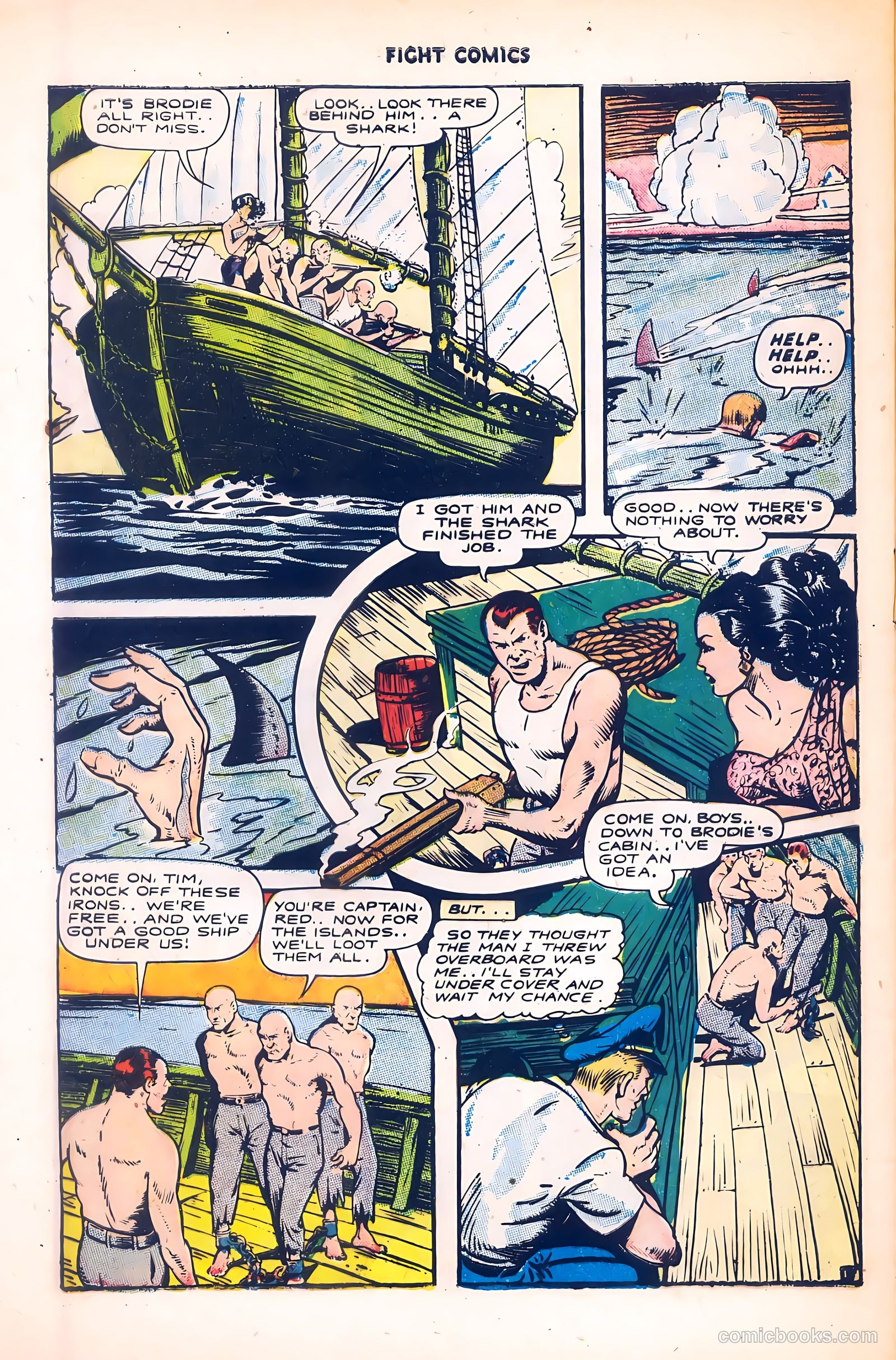 Fight Comics #41 — page 32 of 36