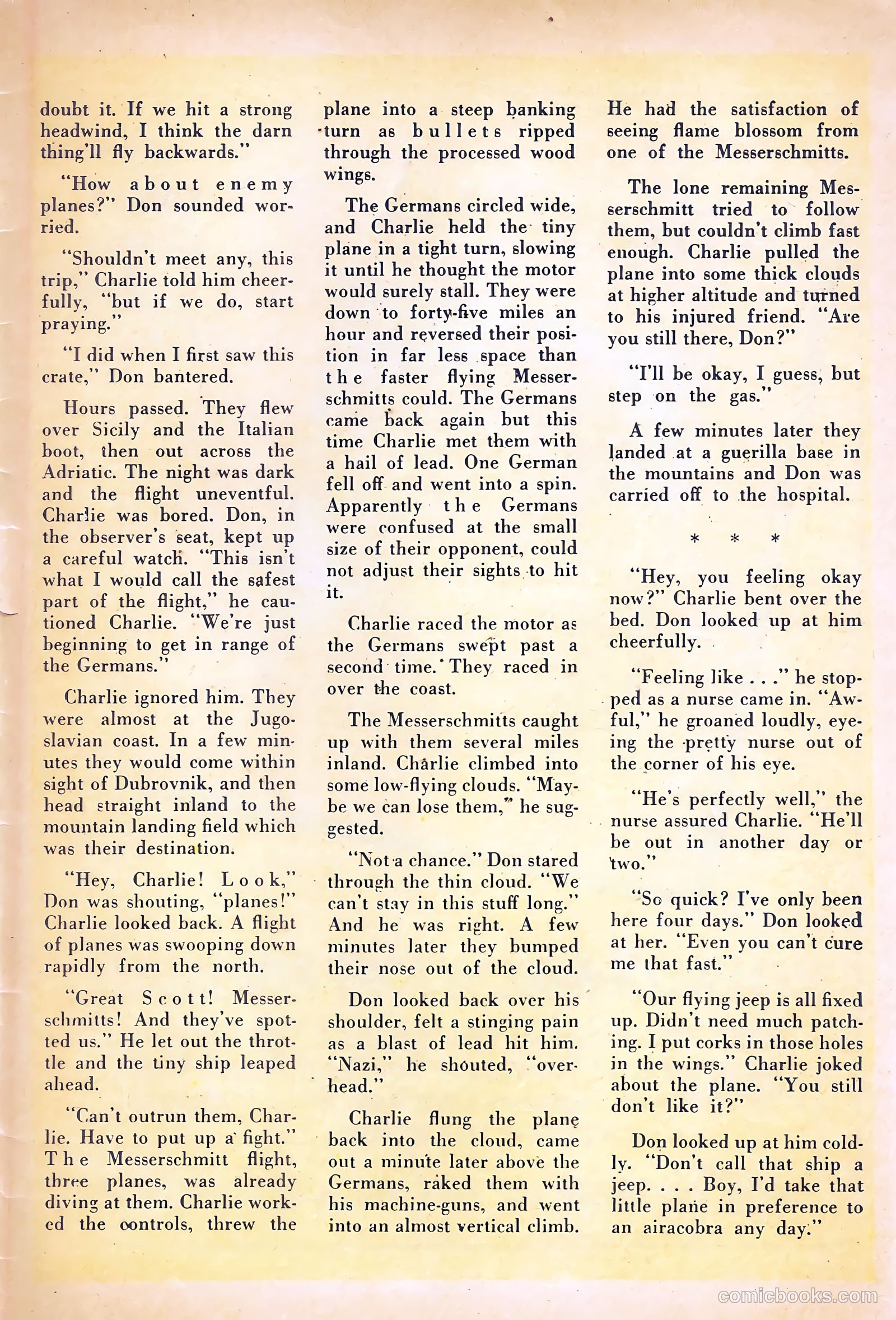 Fight Comics #41 — page 35 of 36