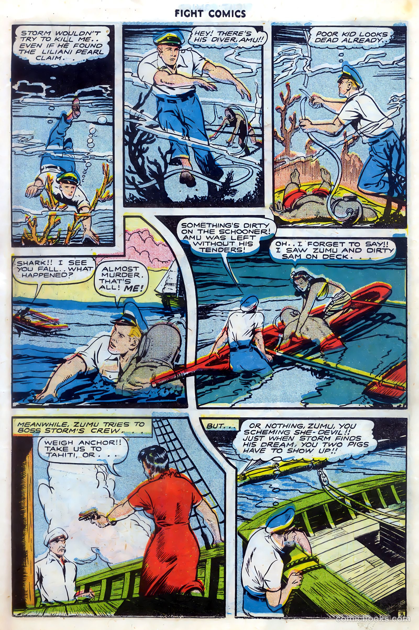 Fight Comics #42 — page 15 of 36