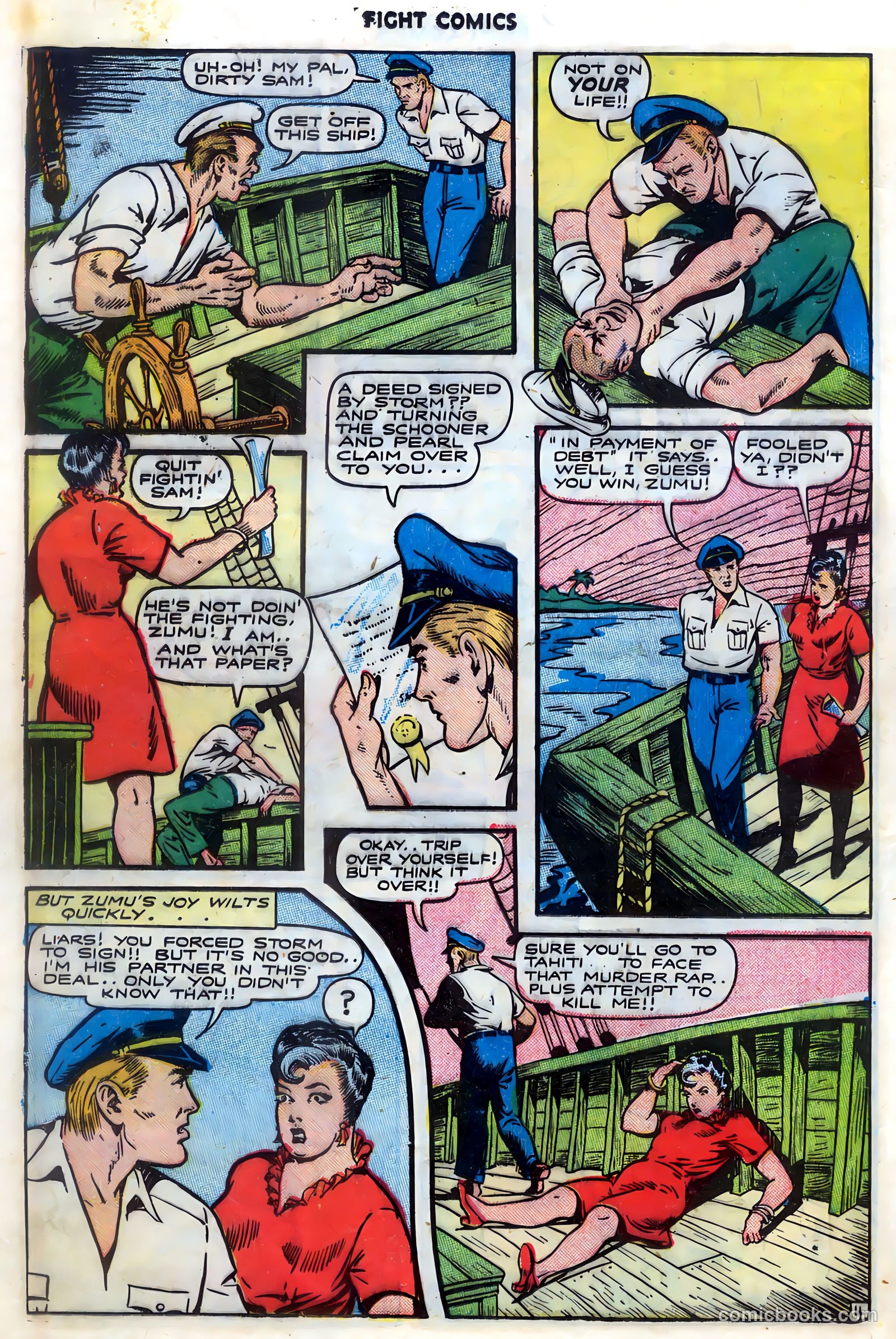 Fight Comics #42 — page 16 of 36