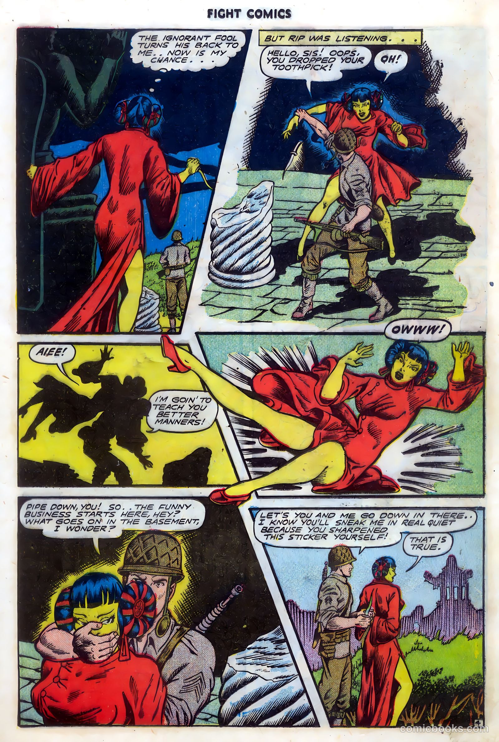 Fight Comics #42 — page 21 of 36