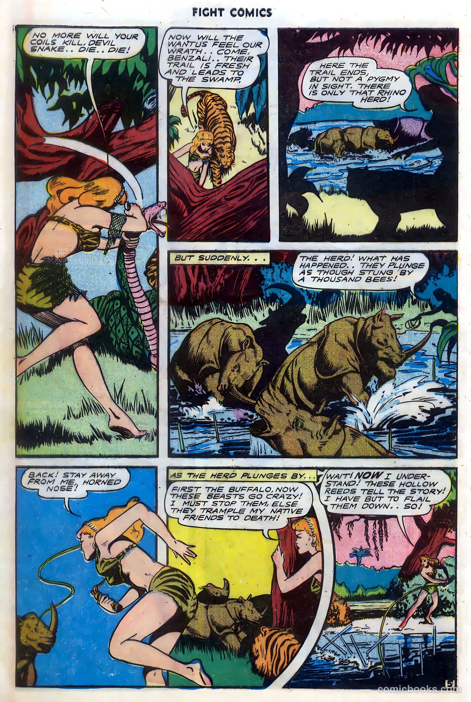 Fight Comics #42 — page 28 of 36