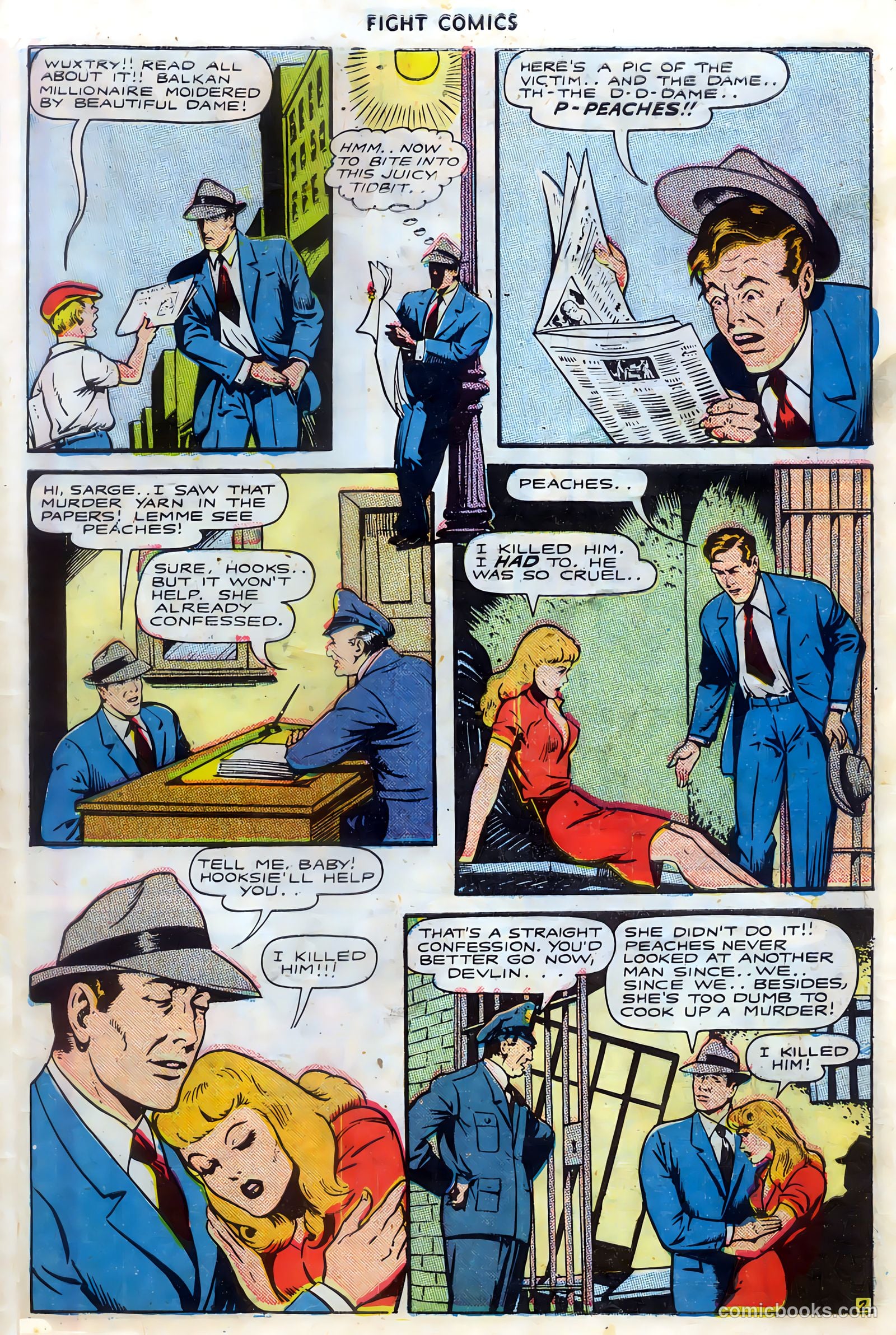 Fight Comics #42 — page 31 of 36