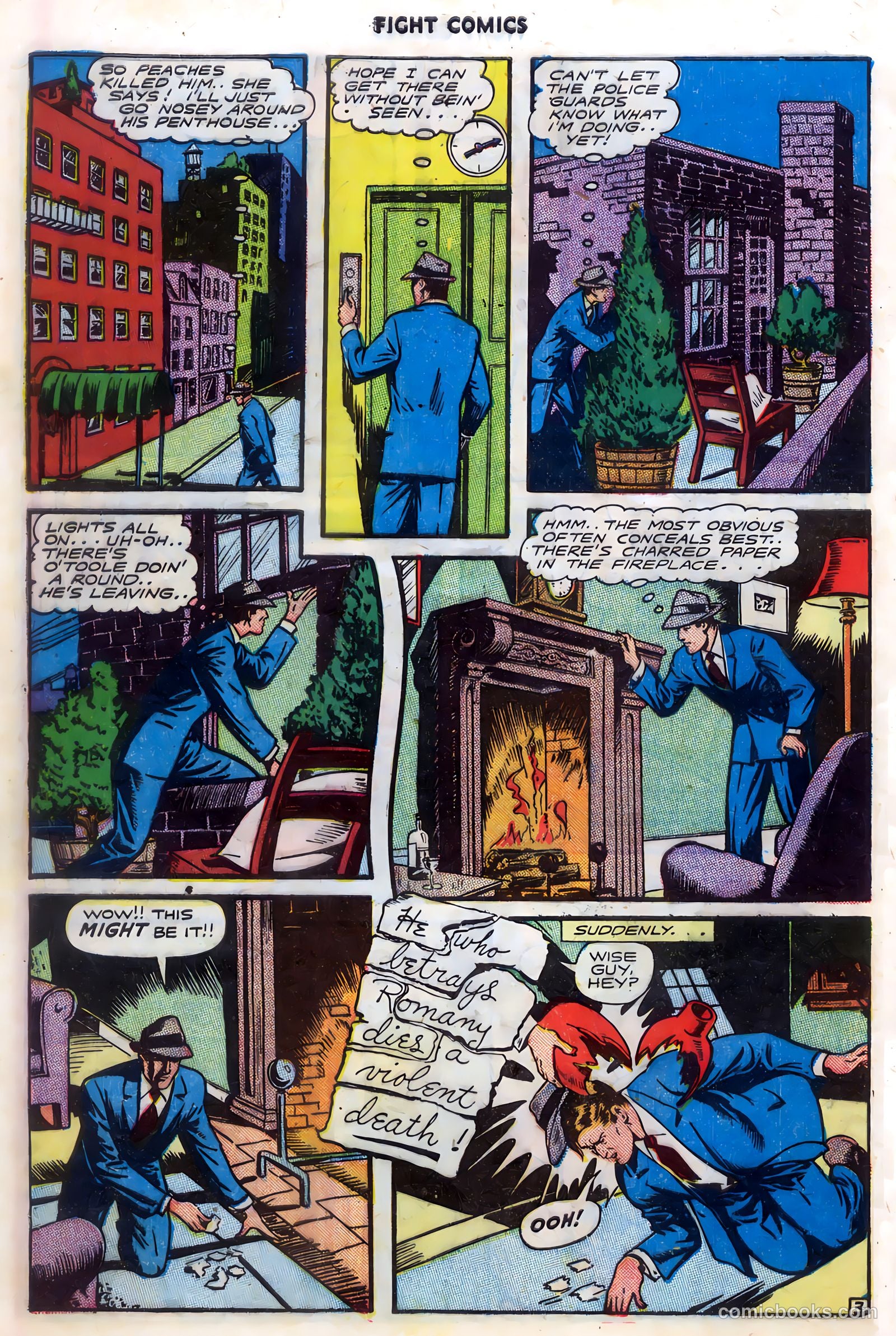 Fight Comics #42 — page 32 of 36