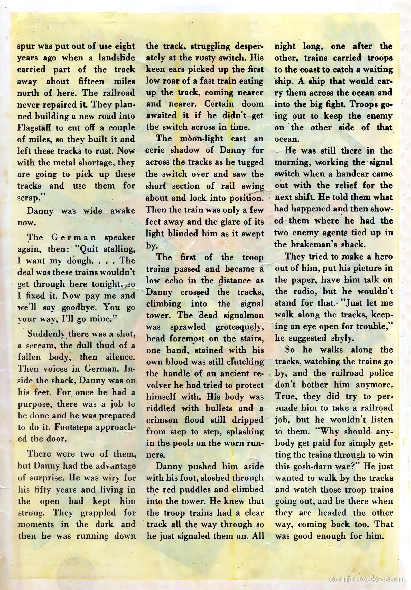Fight Comics #42 — page 35 of 36