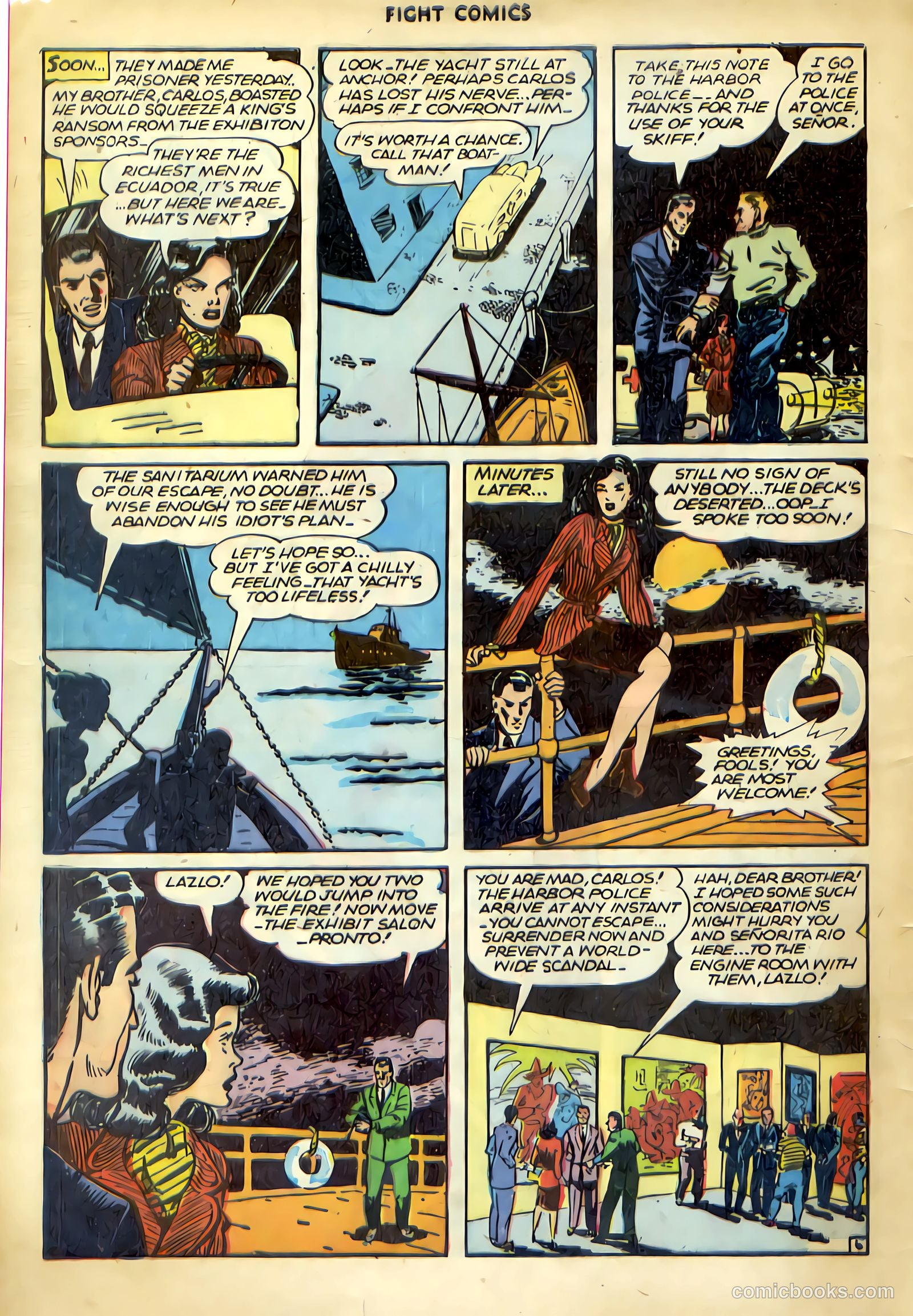 Fight Comics #43 — page 8 of 52