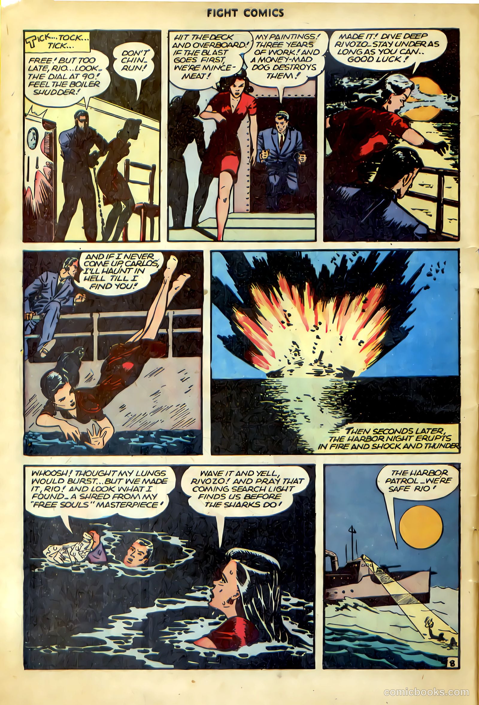 Fight Comics #43 — page 10 of 52