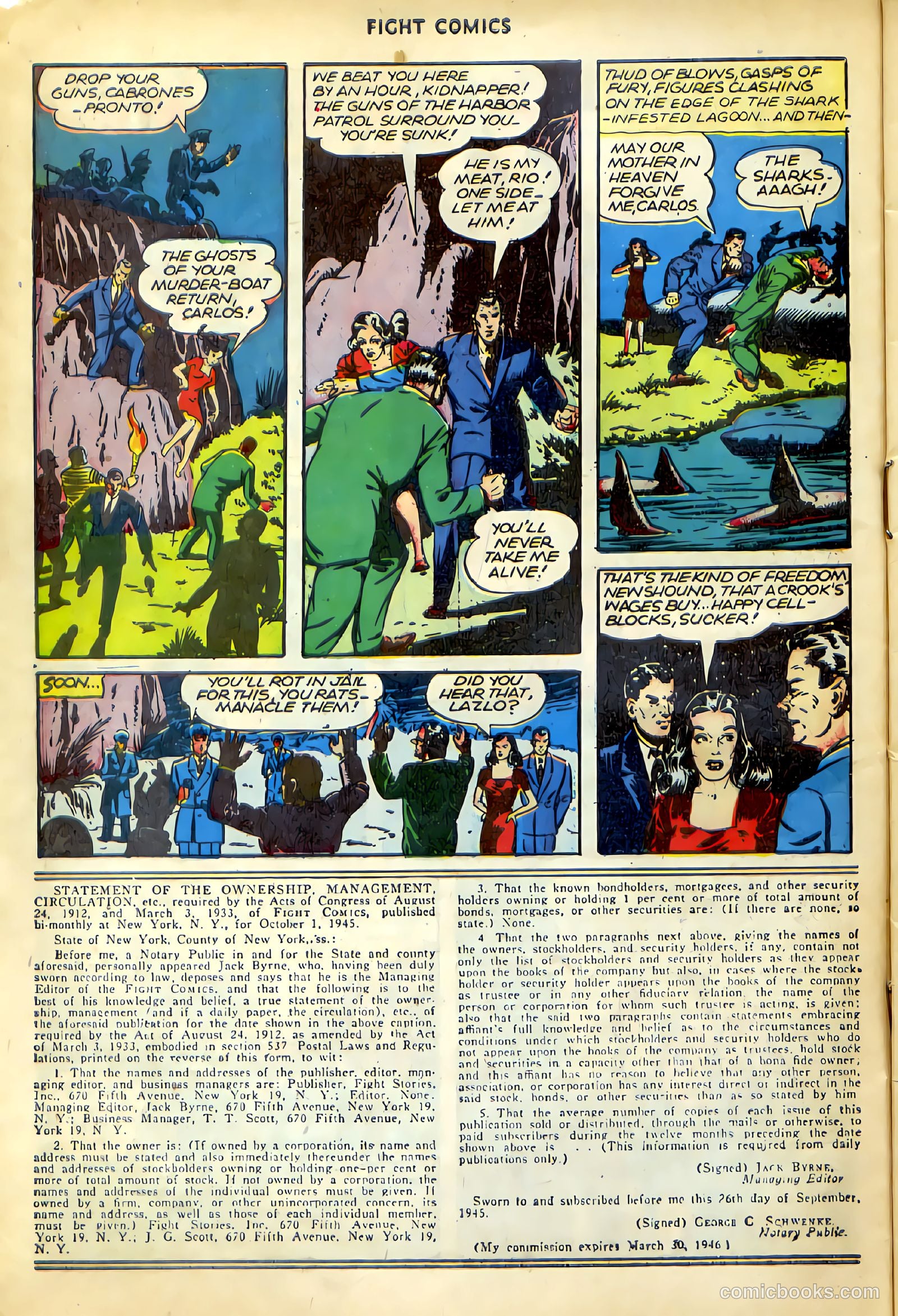Fight Comics #43 — page 12 of 52