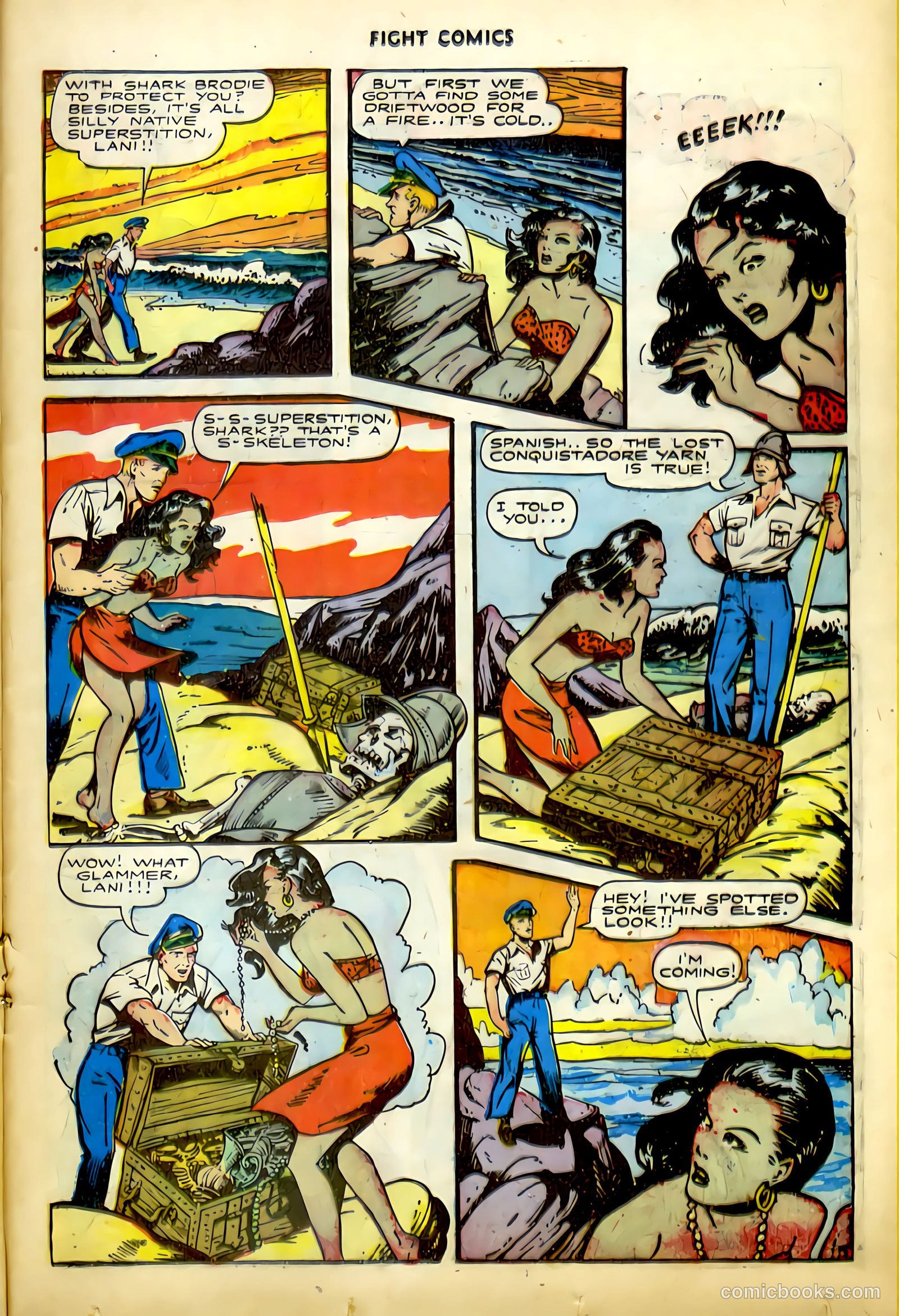 Fight Comics #43 — page 35 of 52