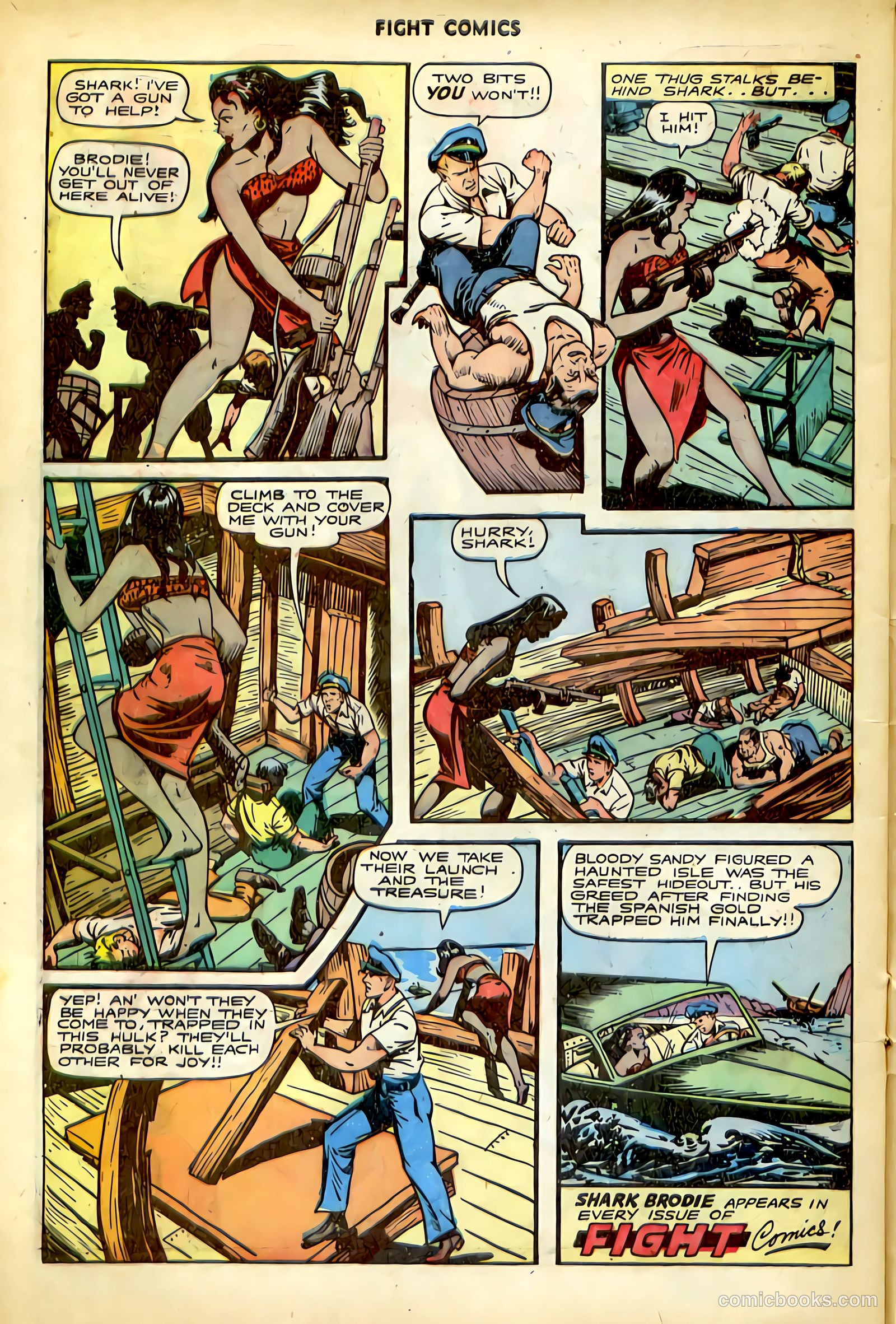 Fight Comics #43 — page 40 of 52