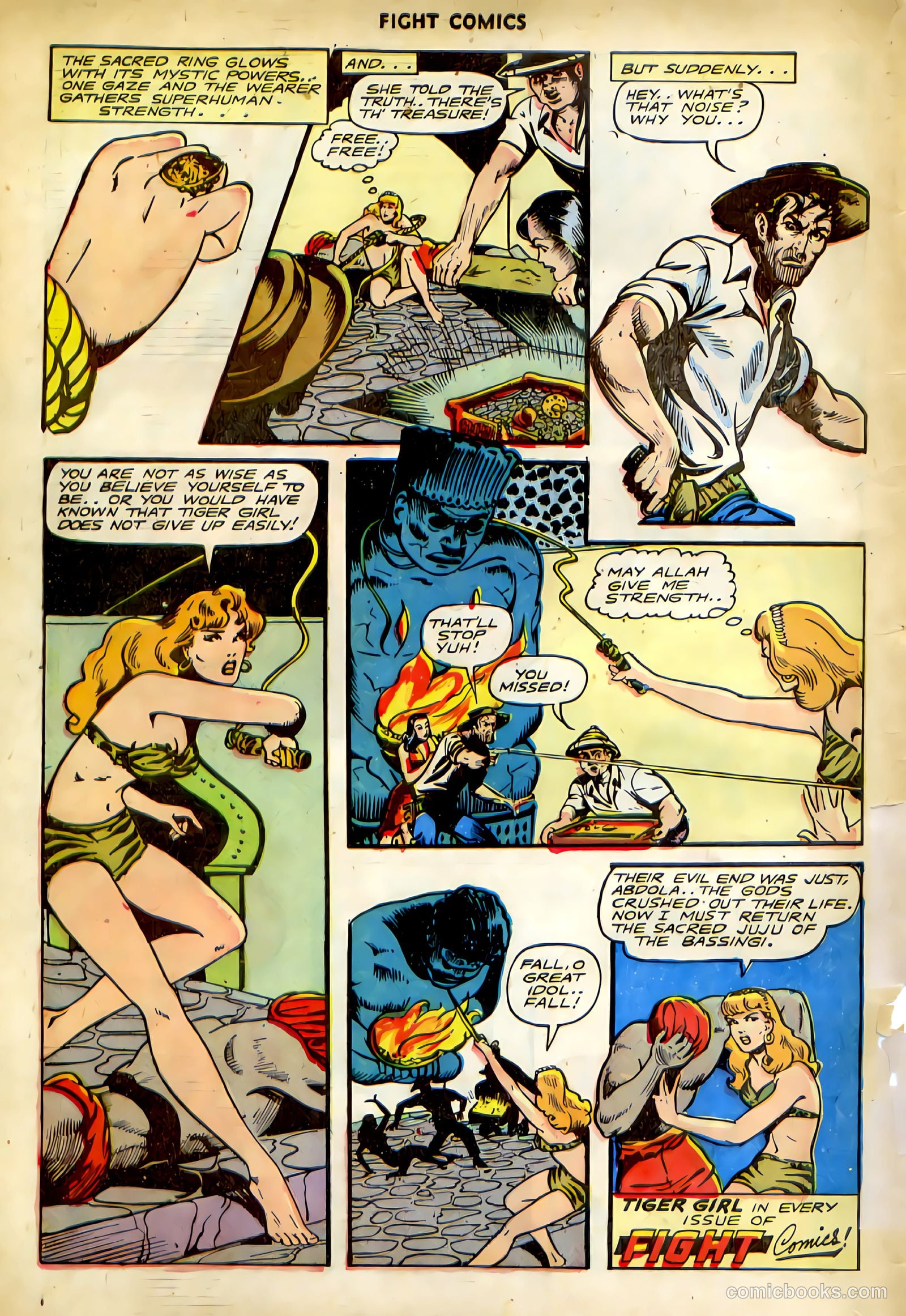 Fight Comics #43 — page 50 of 52