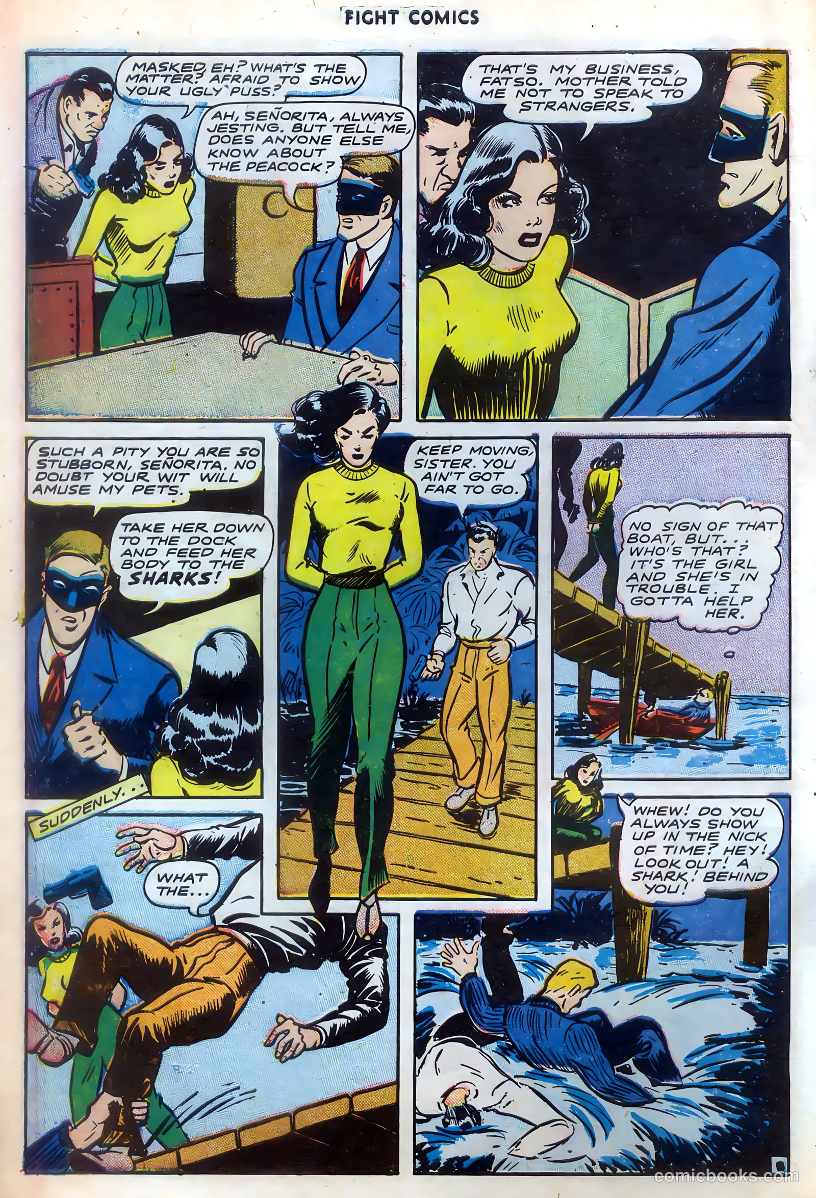 Fight Comics #44 — page 10 of 52
