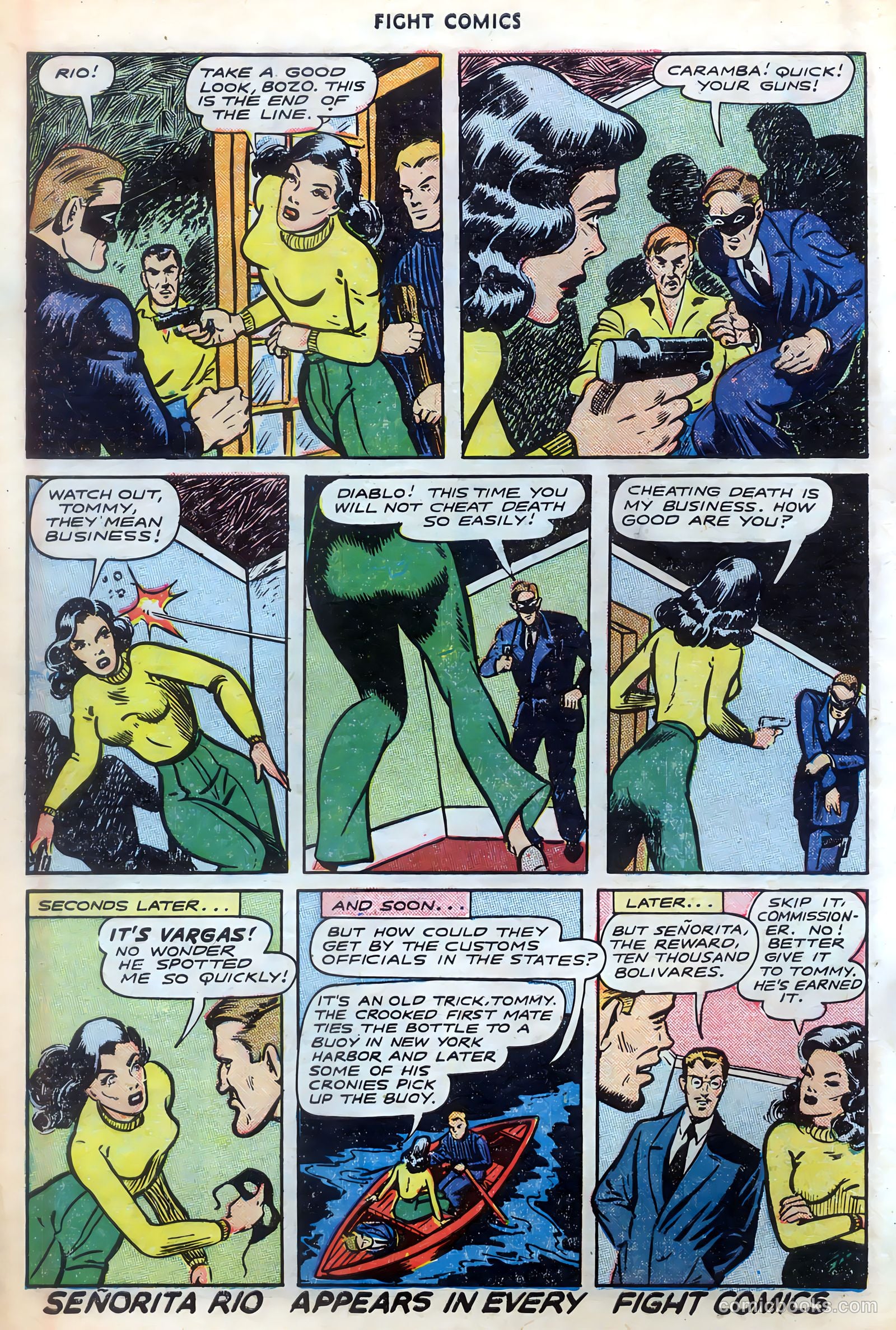 Fight Comics #44 — page 12 of 52