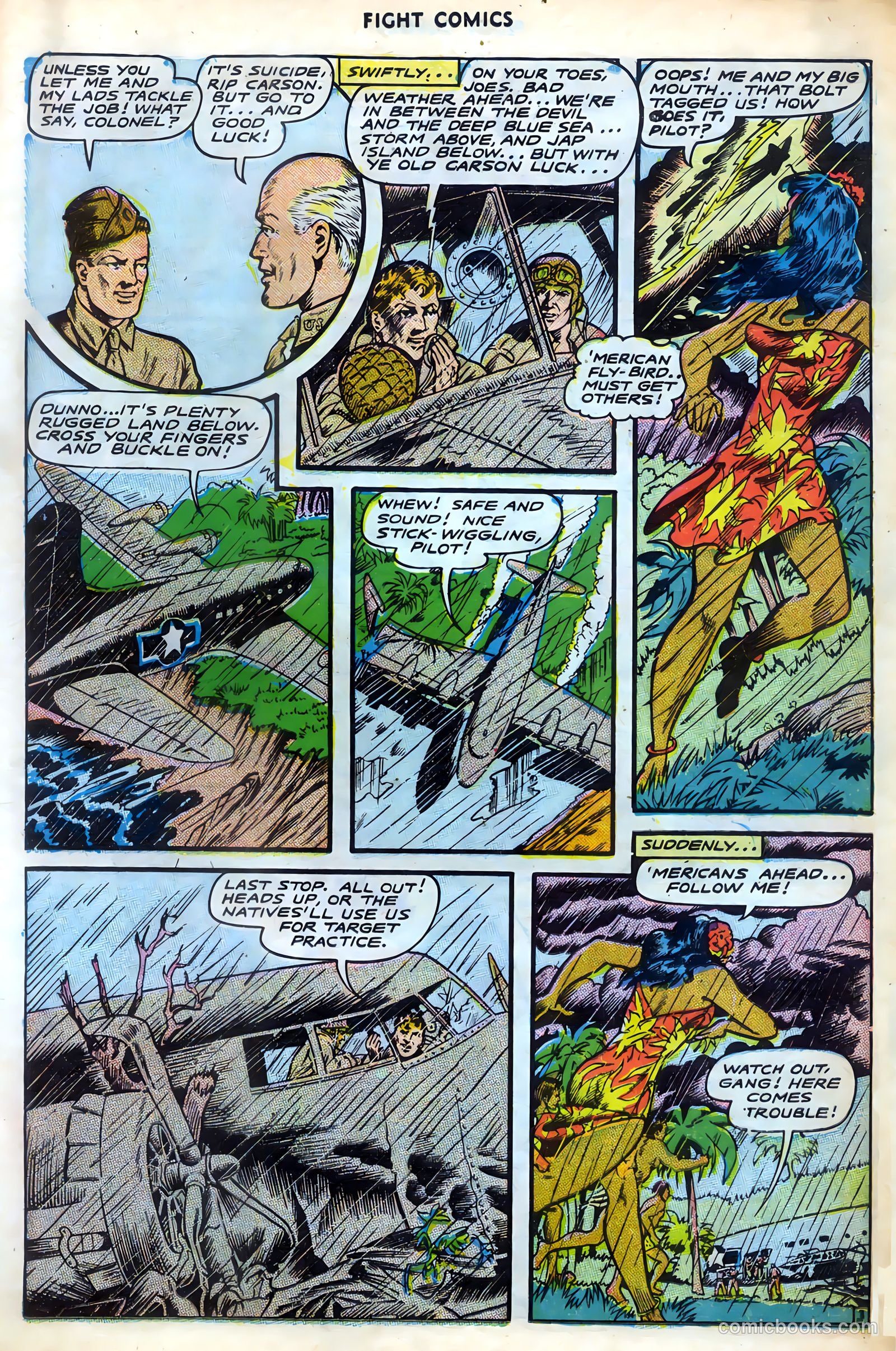 Fight Comics #44 — page 15 of 52