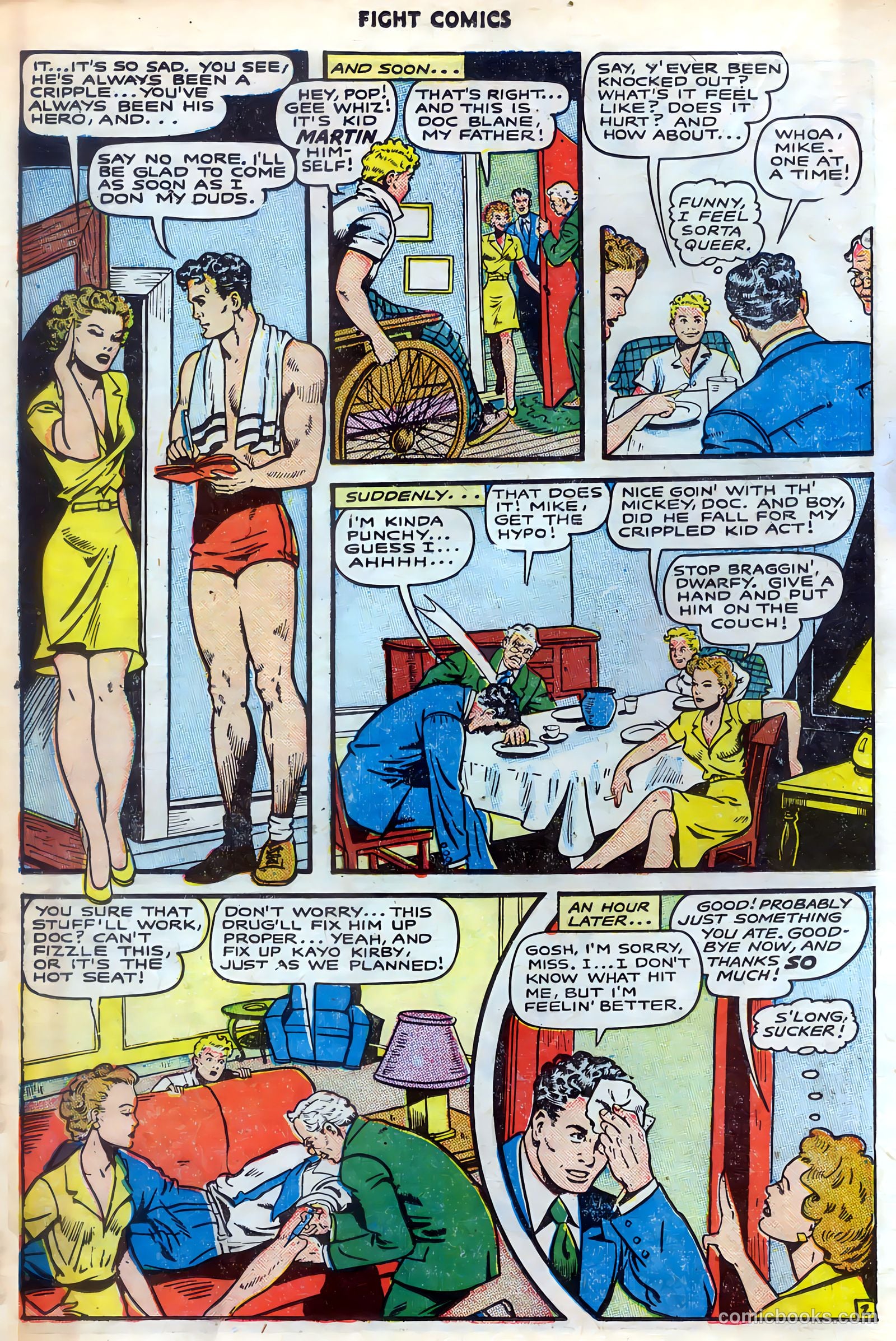 Fight Comics #44 — page 22 of 52
